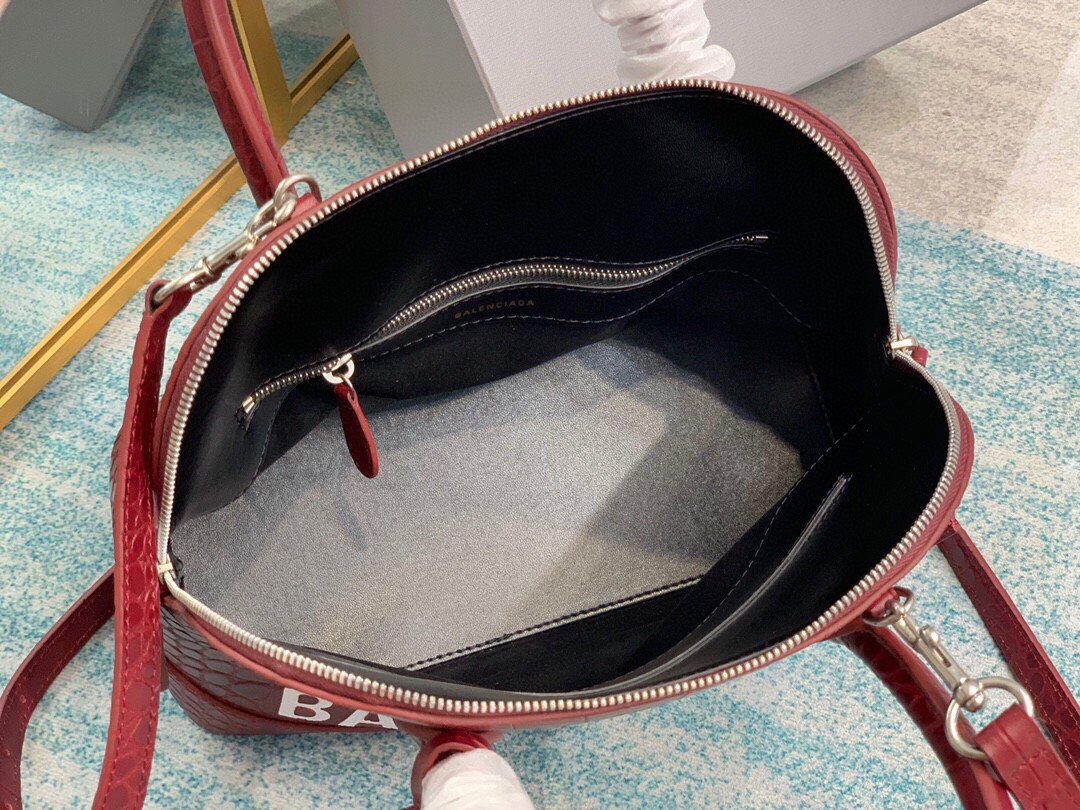 Balenciaga Ville XXS Handbag In Dark Red. For Women. Women-s Bags 8.6in/22cm - Soul Replicas