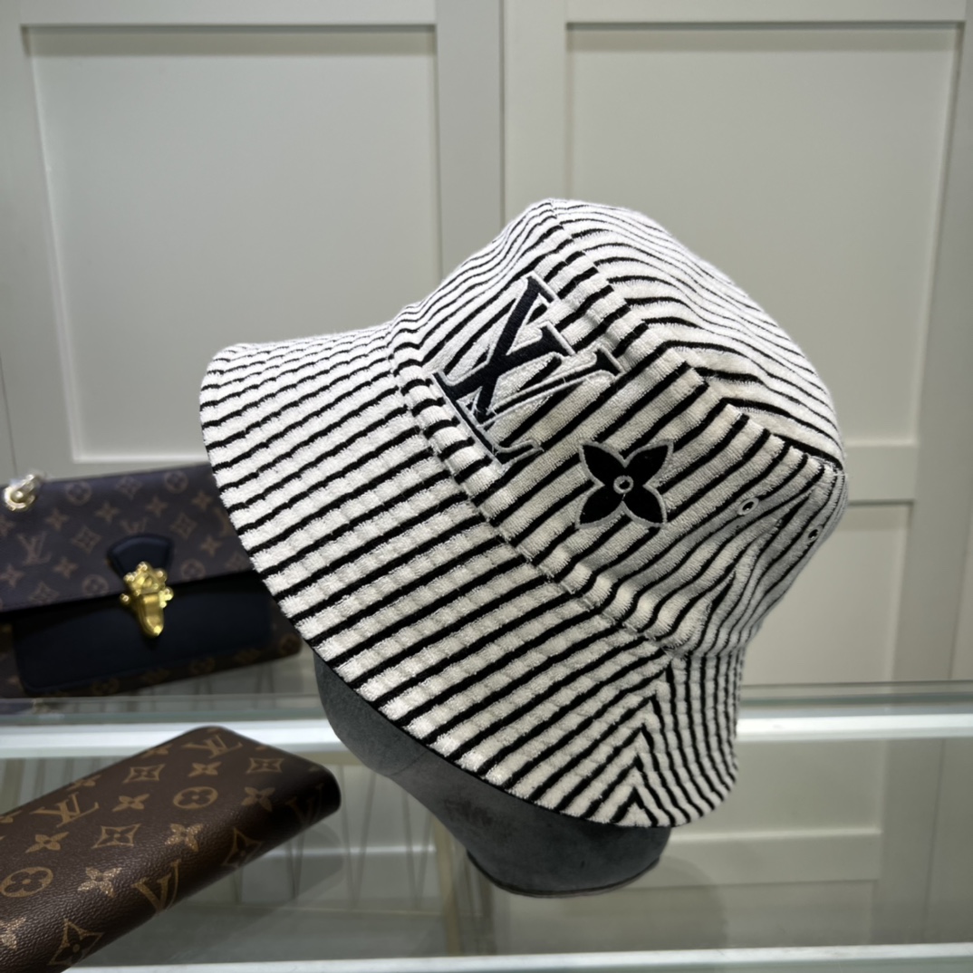 Louis Vuitton Graphical Bucket Hat White LV Cap - Soul Replicas