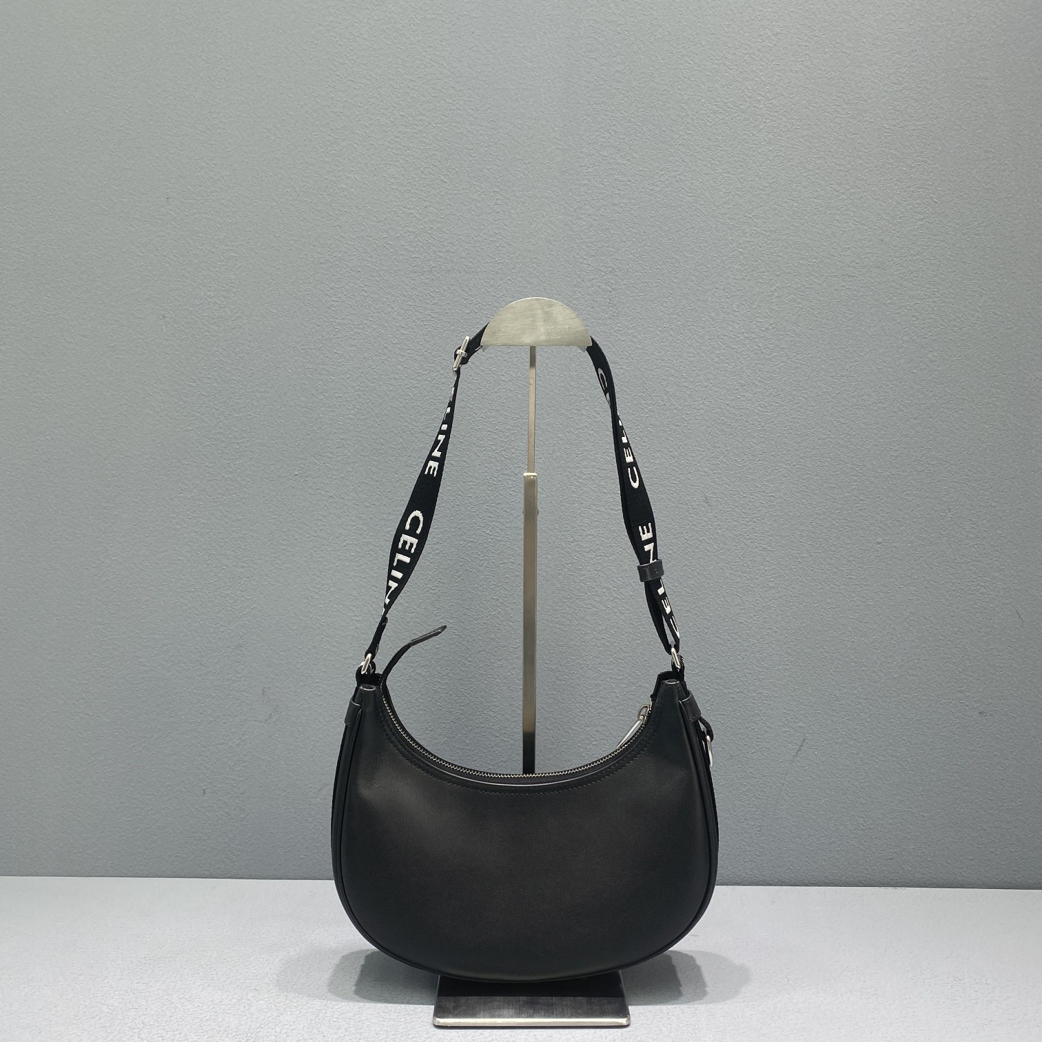 Celine Medium Ava Bag With Celine Strap Black For Women 9in/23cm  - Soul Replicas