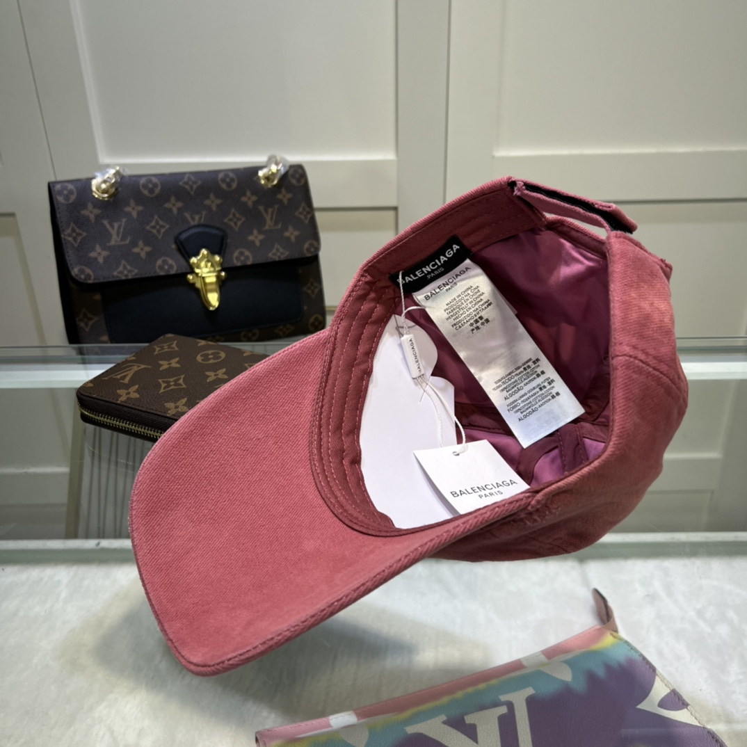 Balenciaga Political Campaign Cancelled Light Red Cap - Soul Replicas