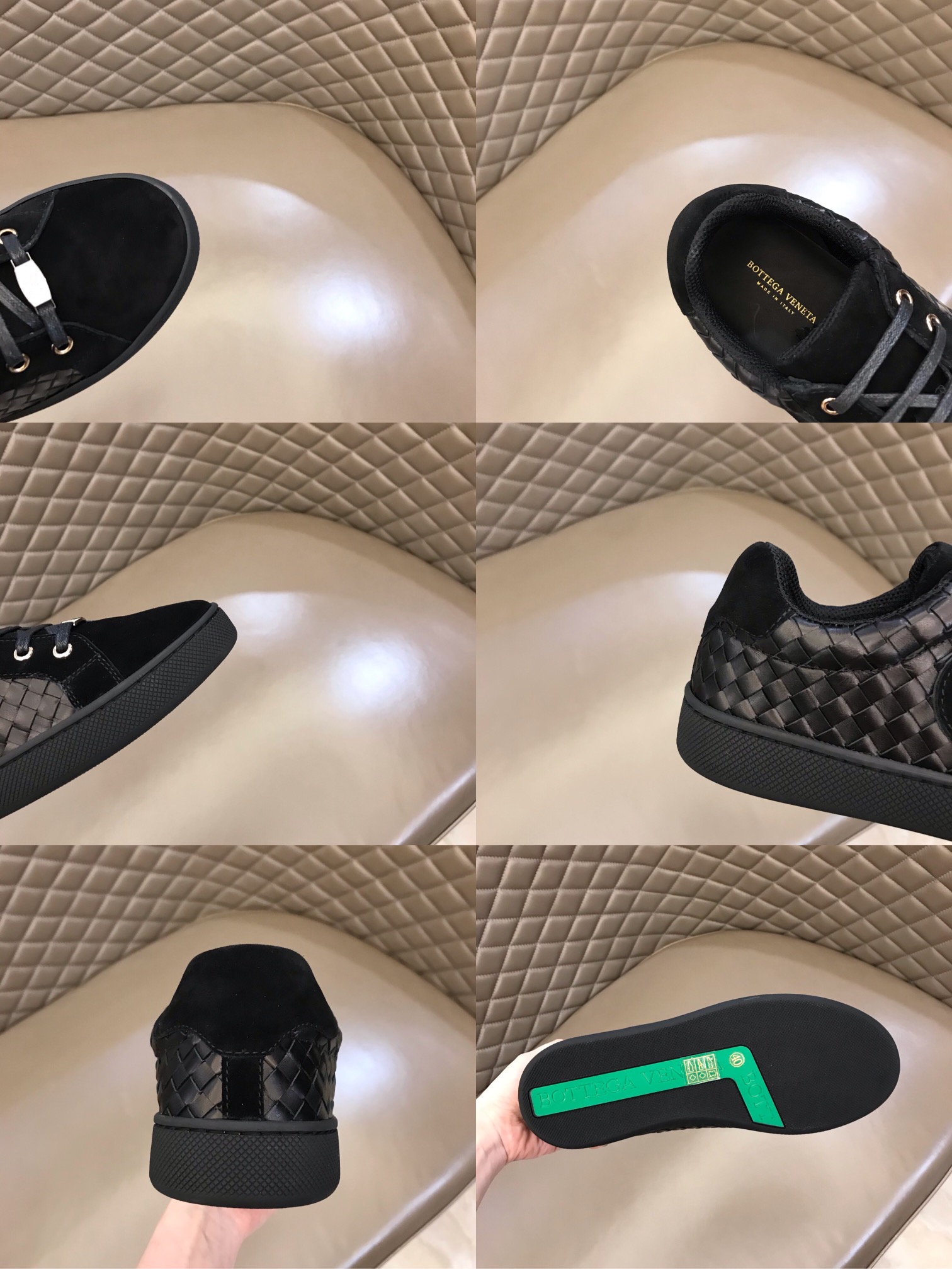 Bottega Veneta Men's Sneakers Black For Men 85024 - Soul Replicas