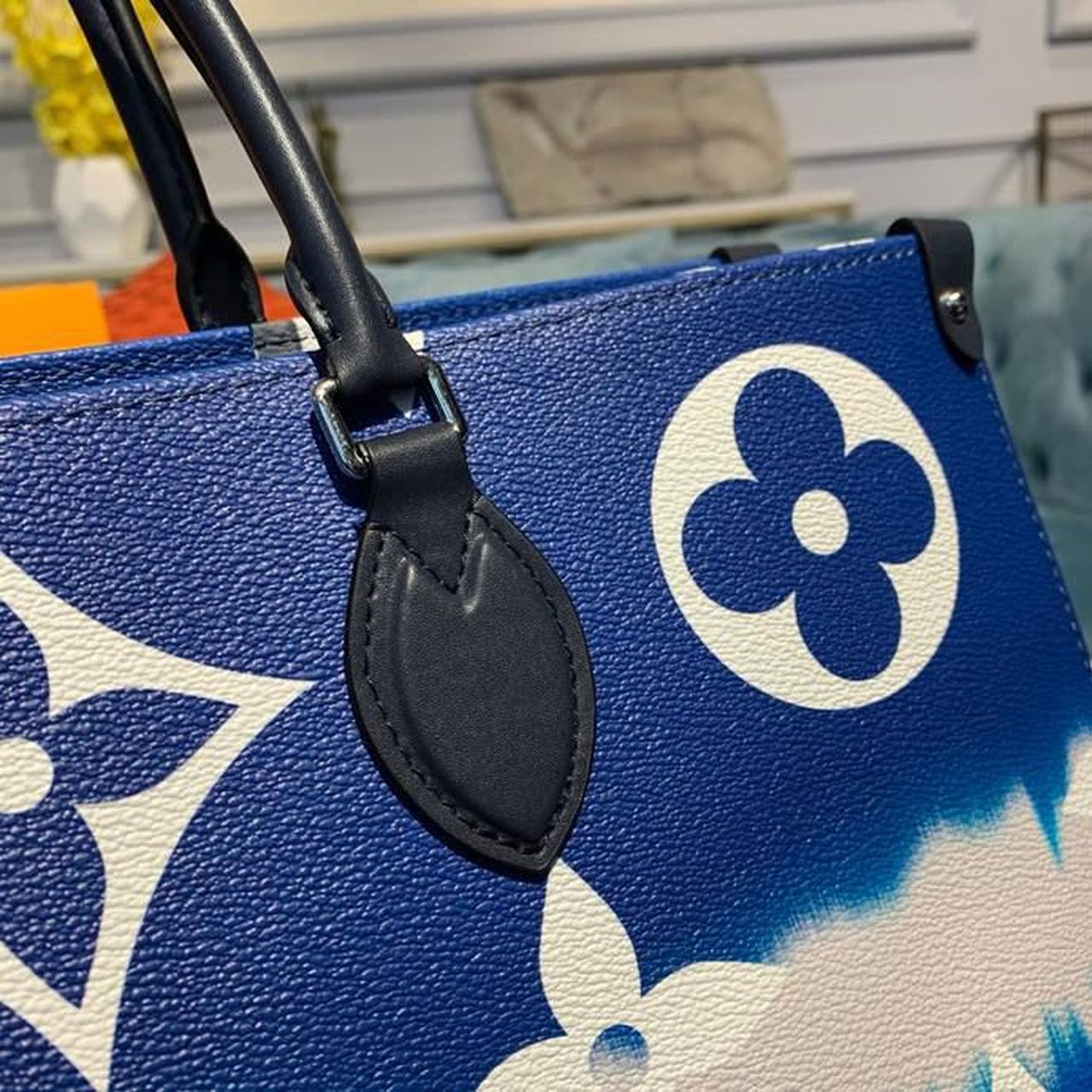 Louis Vuitton Giant Monogram LV Escale Onthego GM Blue For Women 41cm LV M45120 - Soul Replicas