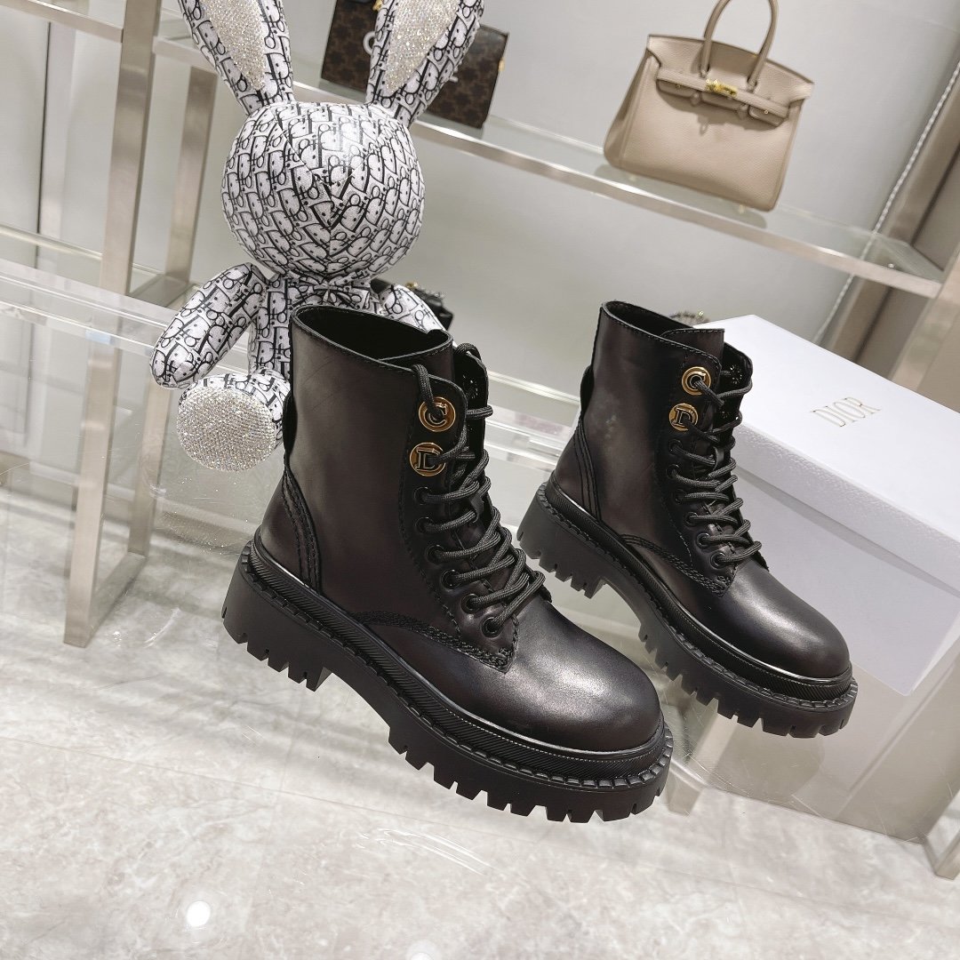 Christian Dior Expoler Boots Black For Women CD - Soul Replicas