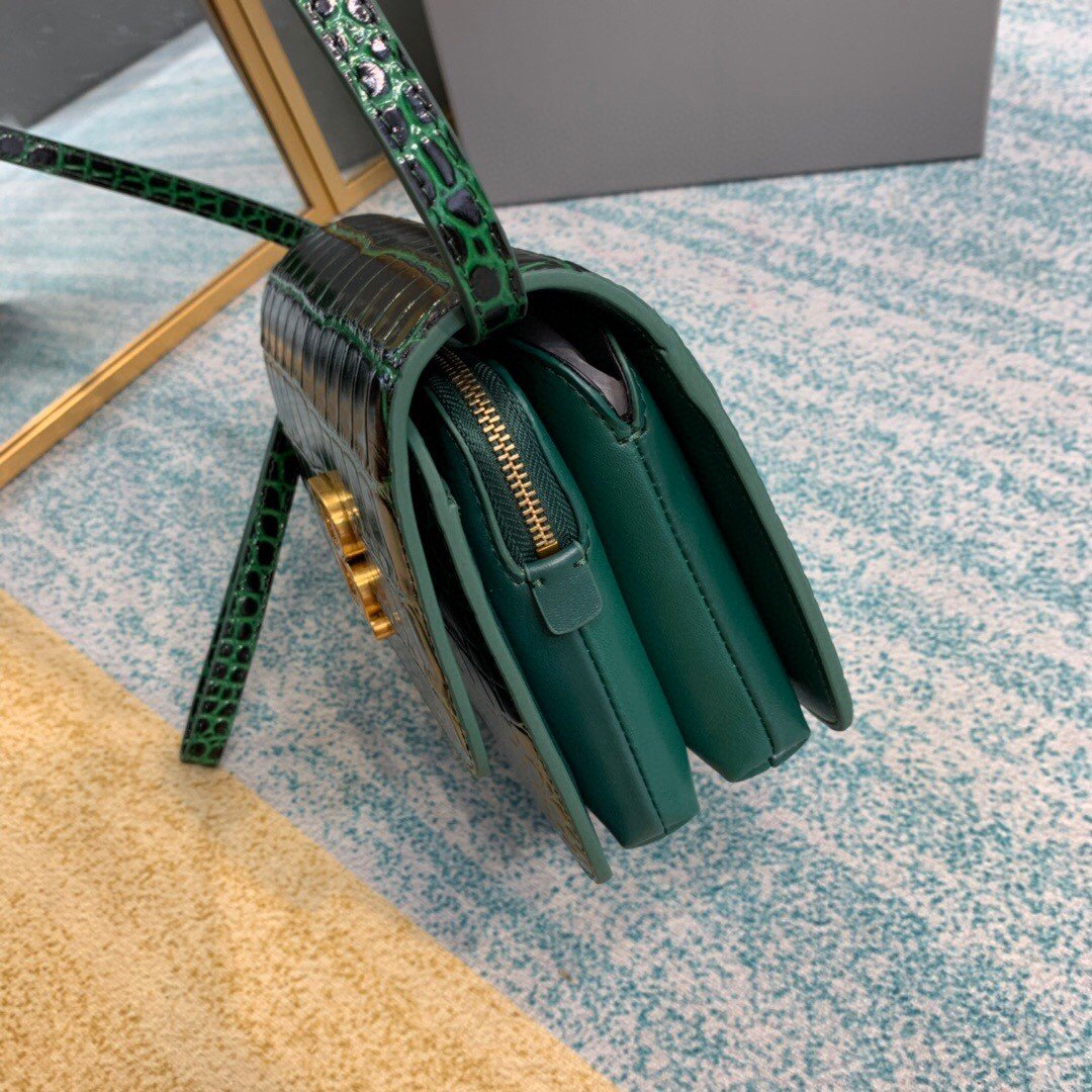 Balenciaga Bolso Bandolera B In Dark Green. For Women. Women-s Bags 7in/18cm - Soul Replicas