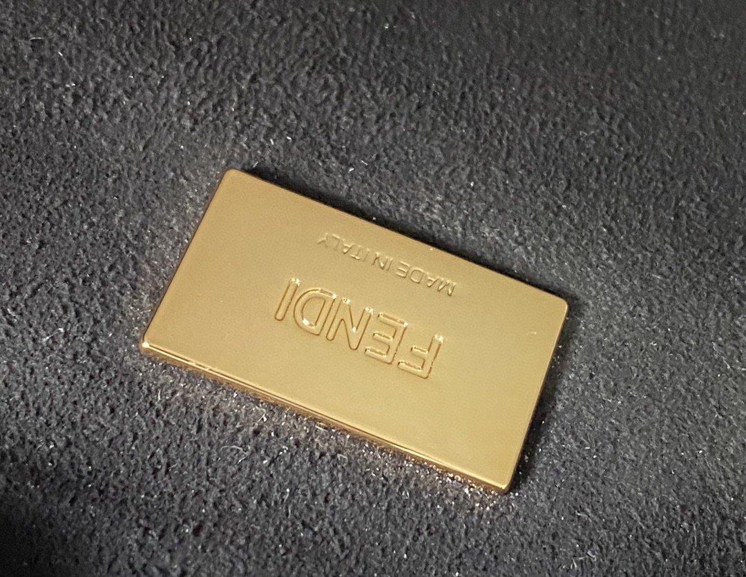 Fendi Medium FF Tote Shoulder Black Bag For Woman 38cm/15in - Soul Replicas