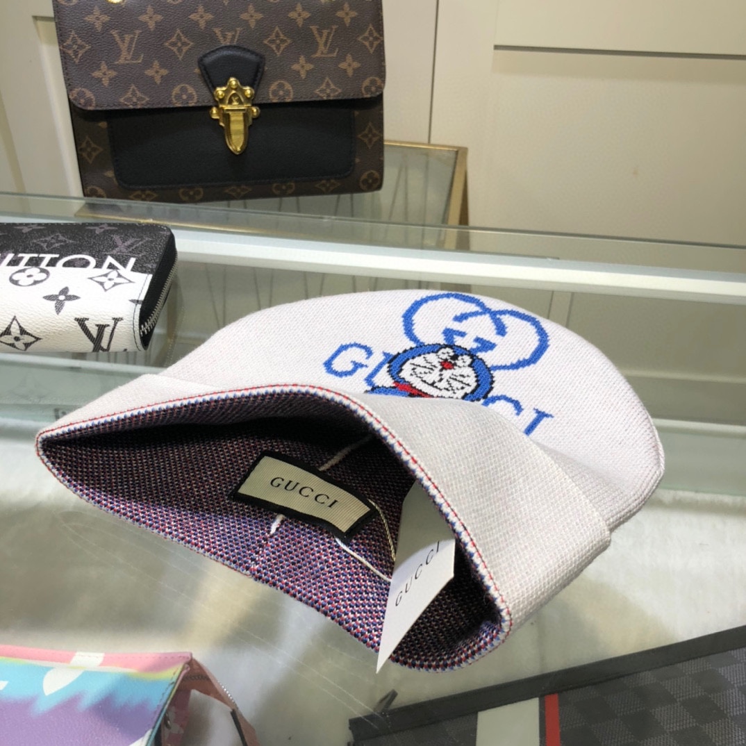 Gucci Beanie Cashmere In White - Soul Replicas