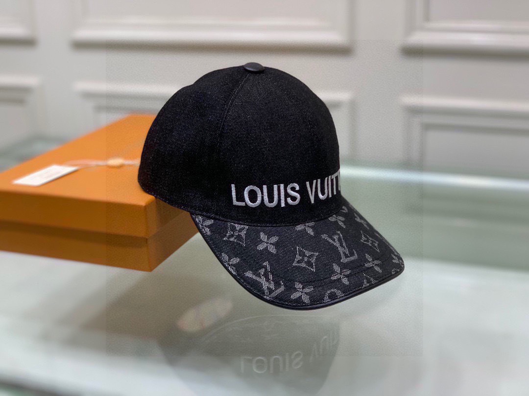 Louis Vuitton Be My Cap Black LV Cap - Soul Replicas