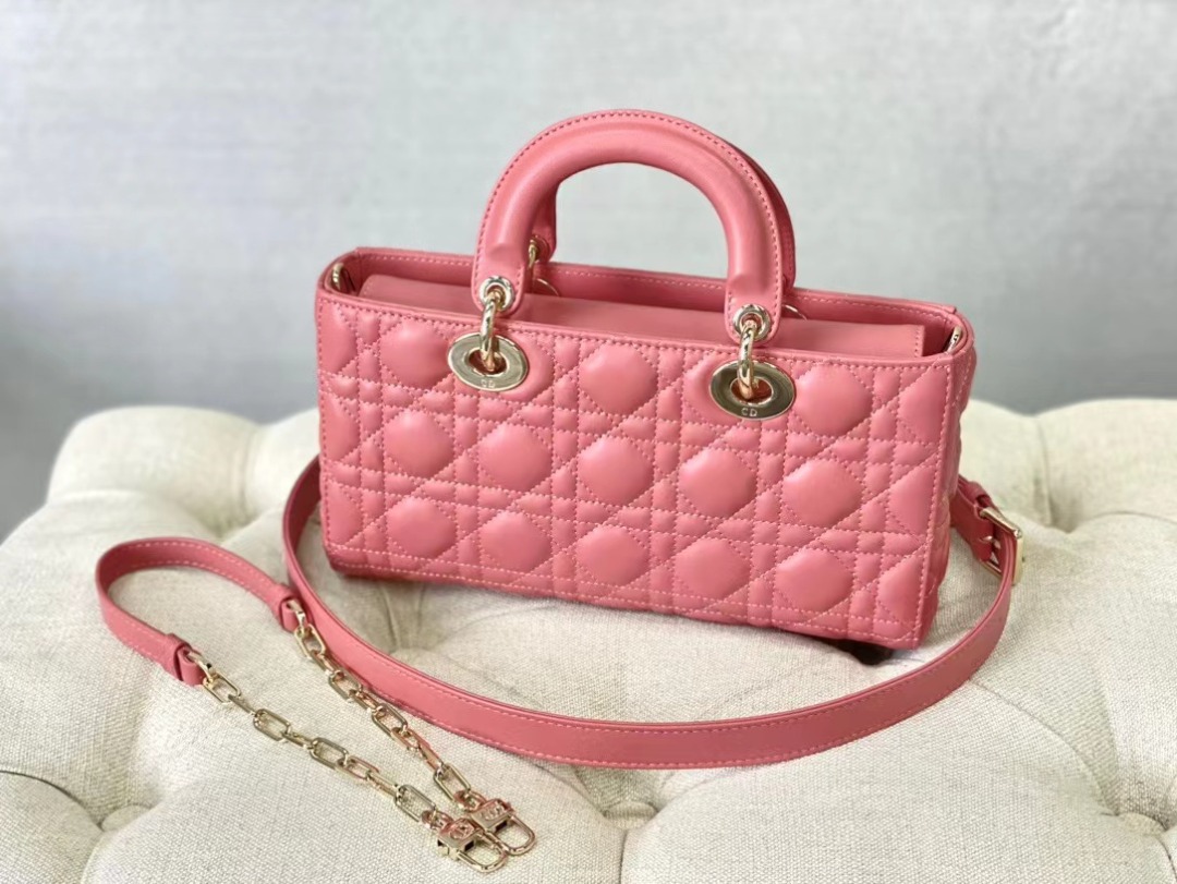 Christian Dior Lady D-Joy Bag Pink. For Women Women-s Handbags. 26cm CD - Soul Replicas