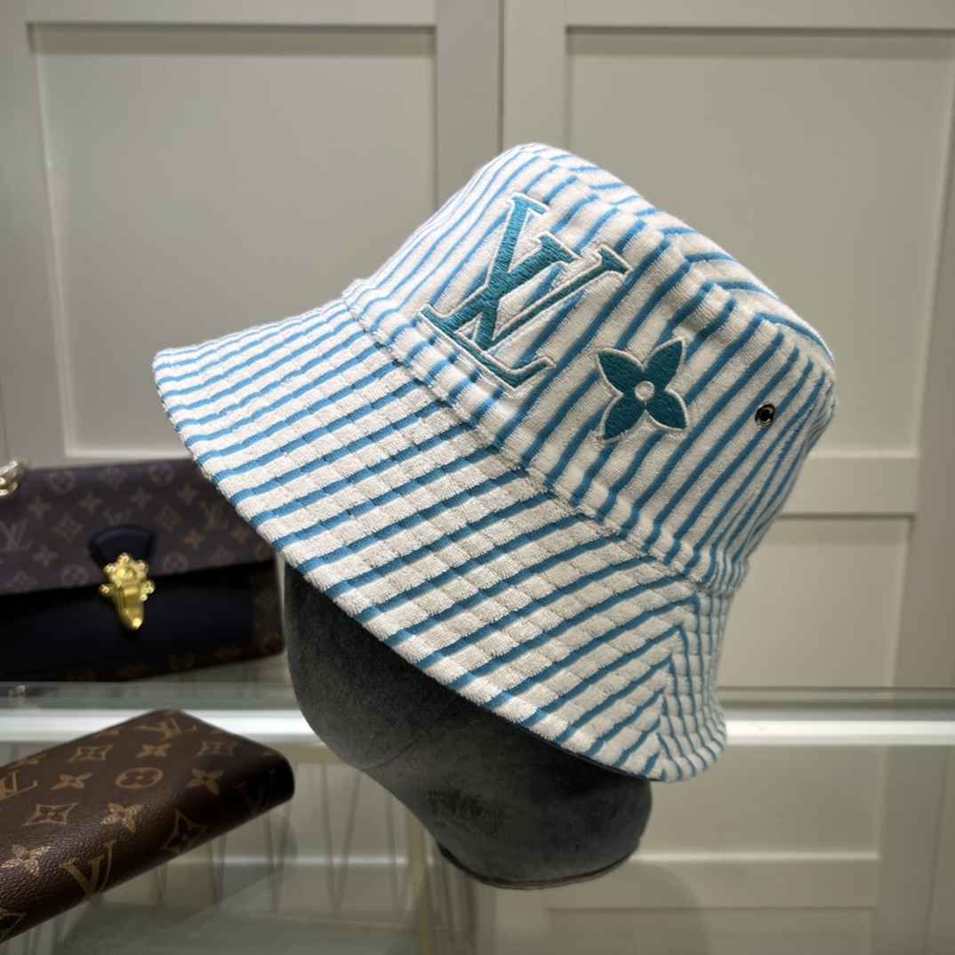Louis Vuitton Graphical Bucket Hat White LV Cap - Soul Replicas