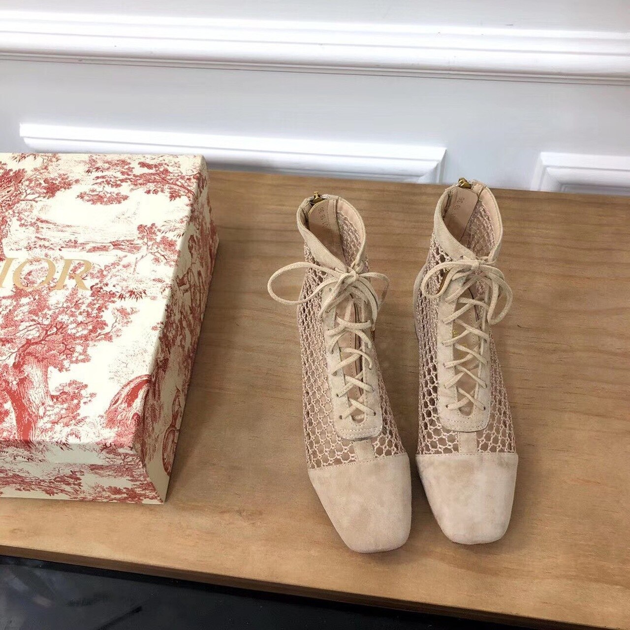 Christian Dior Naughtily-D Ankle Boot Beige For Women CD - Soul Replicas