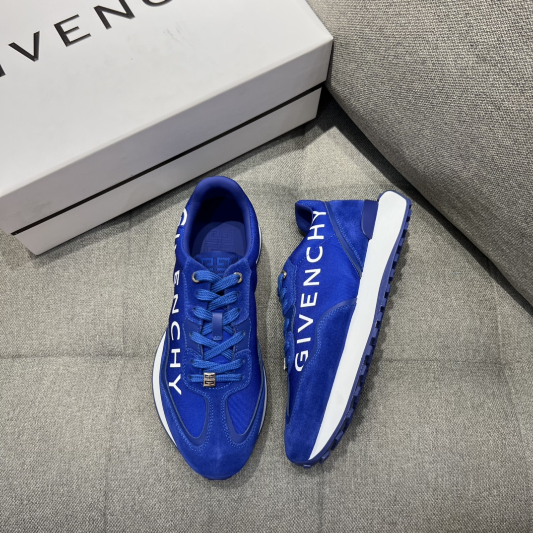 Givenchy GIV Runner Sneakers Blue For Men GVC - Soul Replicas