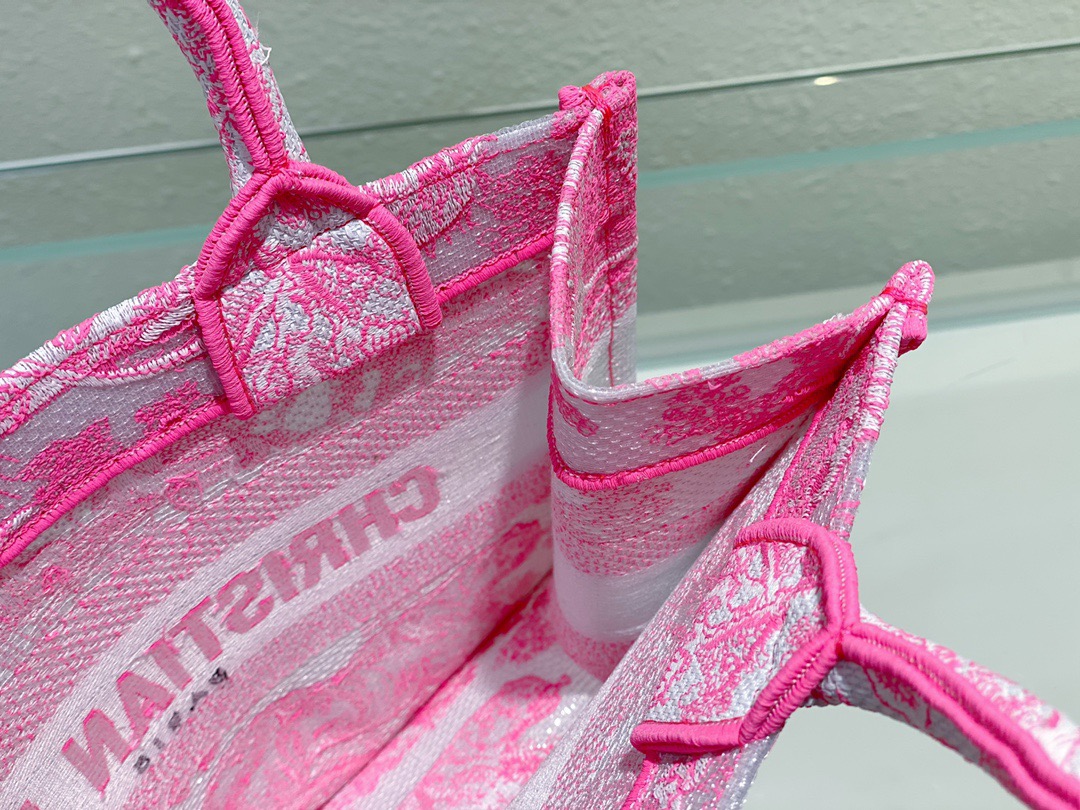 Christian Dior Small Dior Book Tote Pink. For Women. Women's Handbags 26.5cm/10.5in CD - Soul Replicas