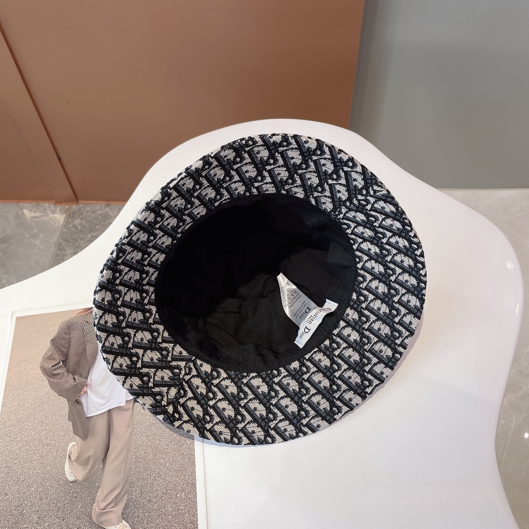Christian Dior Jack Dior Bucket Hat Black Hat - Soul Replicas