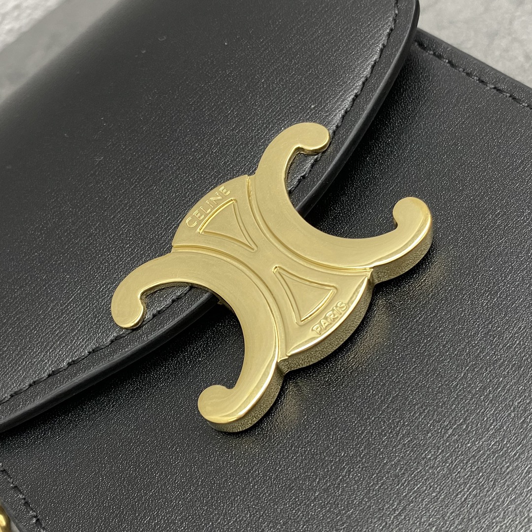 Celine Vertical Phone Pouch Black For Women 6in/19cm 10J133DPV.38NO - Soul Replicas