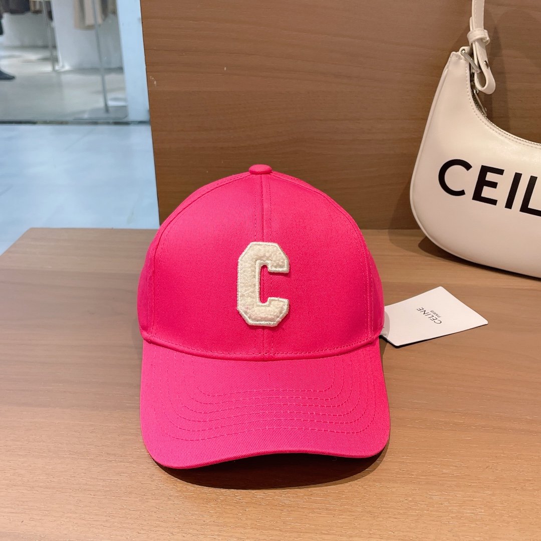 Celine Baseball Cap In Cotton Pink - Soul Replicas