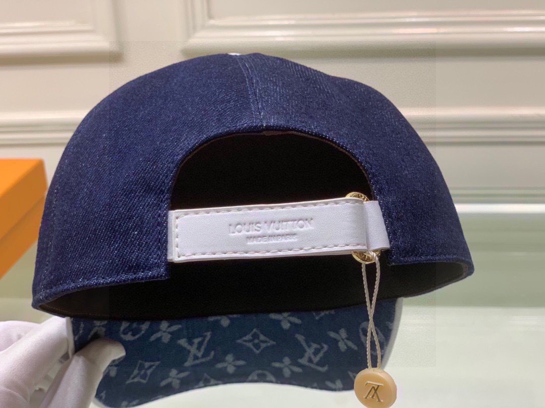 Louis Vuitton LV Get Ready Cap Monogram Dark Blue LV Cap - Soul Replicas