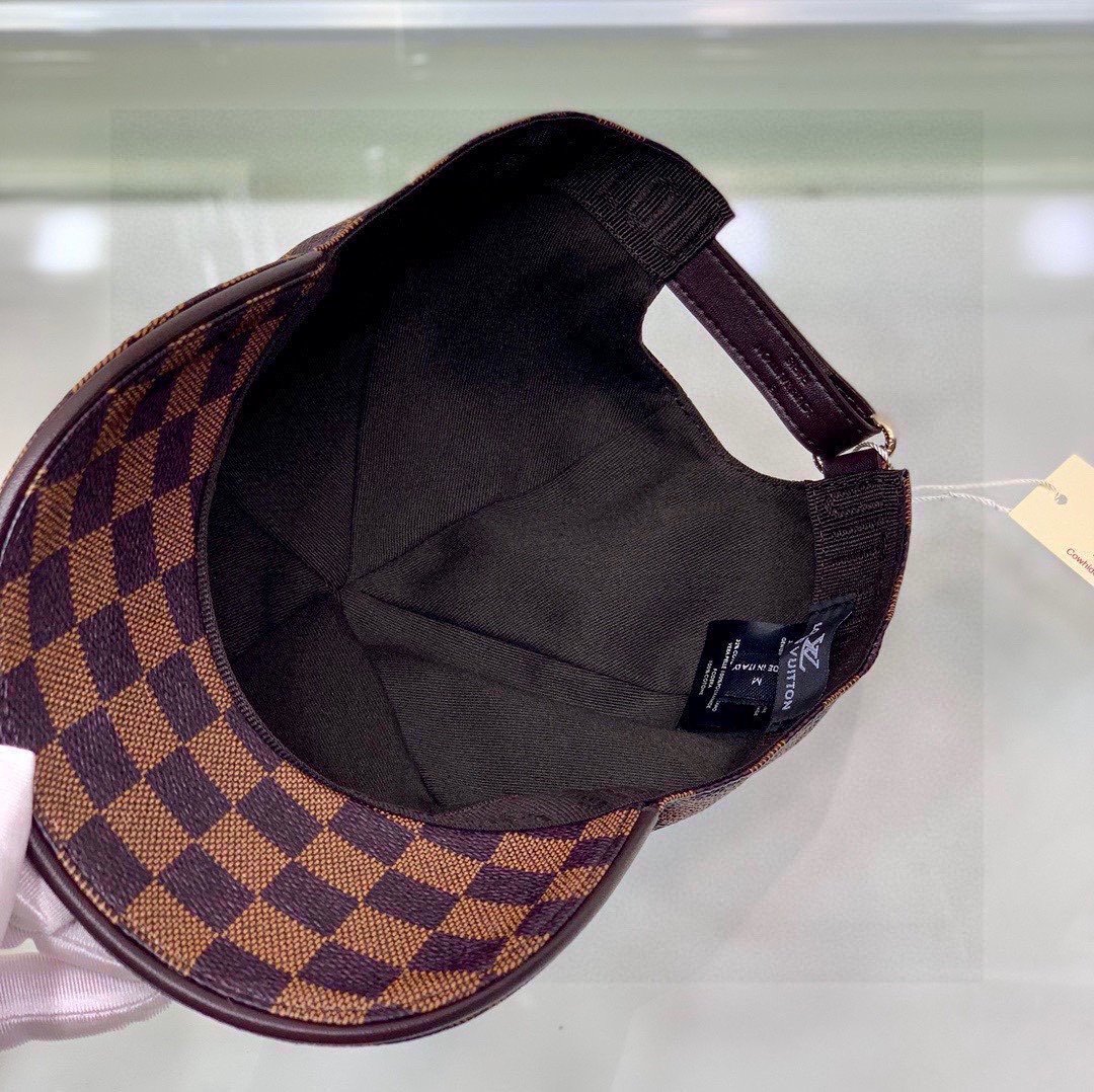 Louis Vuitton LV Get Ready Cap Damier Brown LV Cap - Soul Replicas