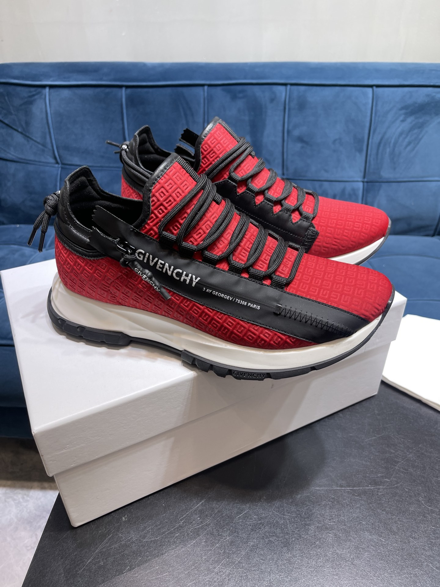 Givenchy Specter Low Runner Red For Men - Soul Replicas