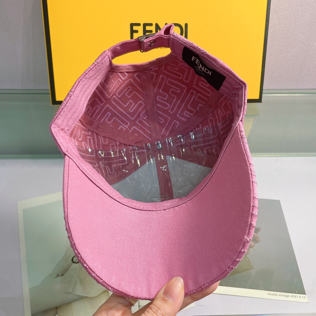 Fendi Baseball Cap Pink Fendi Cap - Soul Replicas