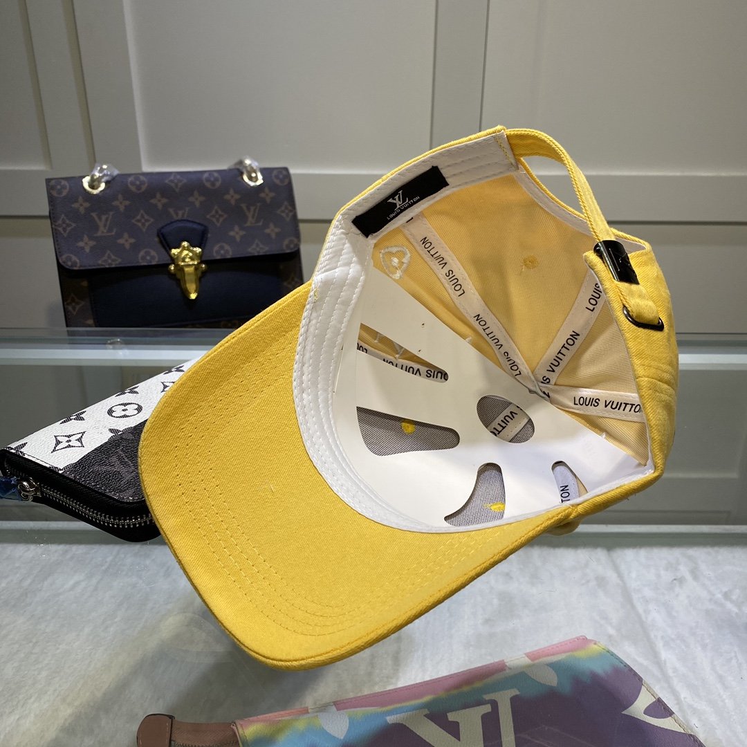 Louis Vuitton Be My Cap In Yellow - Soul Replicas