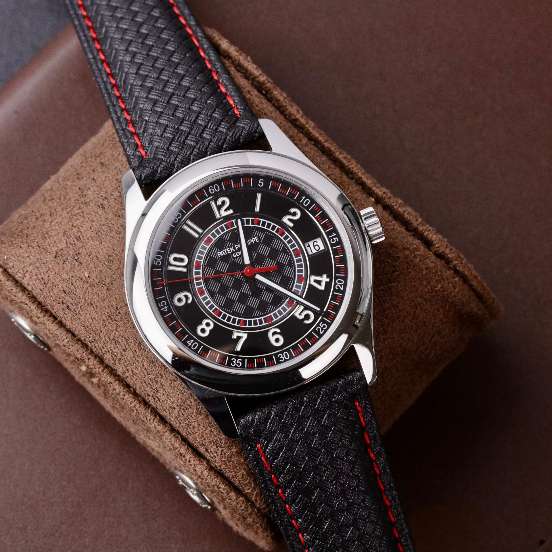 Patek Philippe Replica Watch Calatrava 6007G Leather Strap 40mm - Soul Replicas