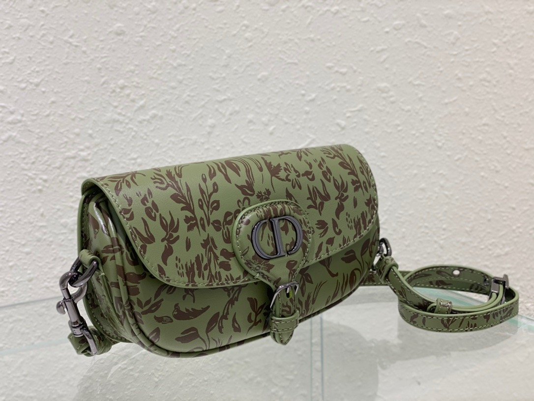 Christian Dior Bobby East-West Bag Green. For Women. Women's Handbags 8.5in/21cm CD - Soul Replicas