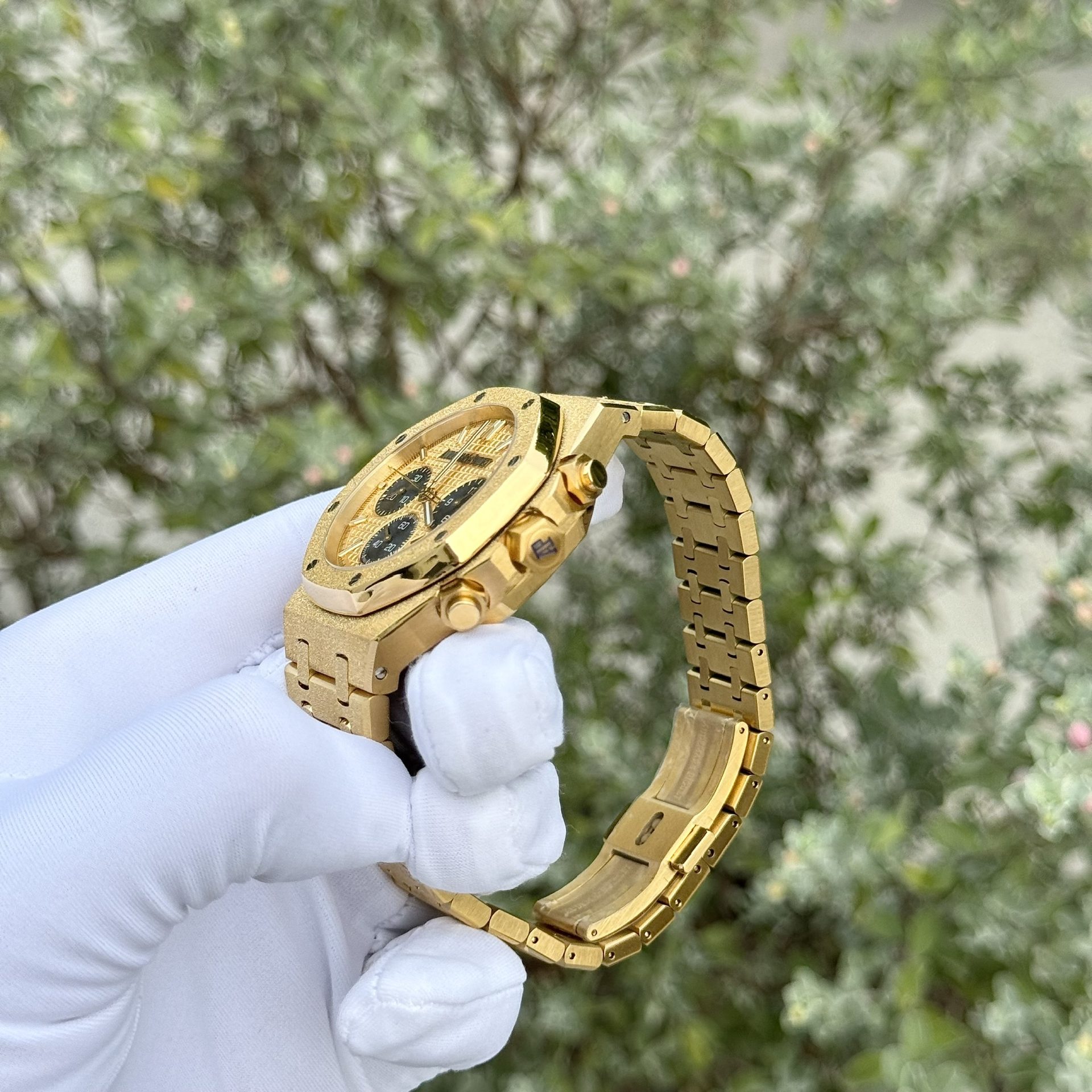 Audemars Piguet Replica Watches Royal Oak 26331 Frosted Gold 41mm - Soul Replicas