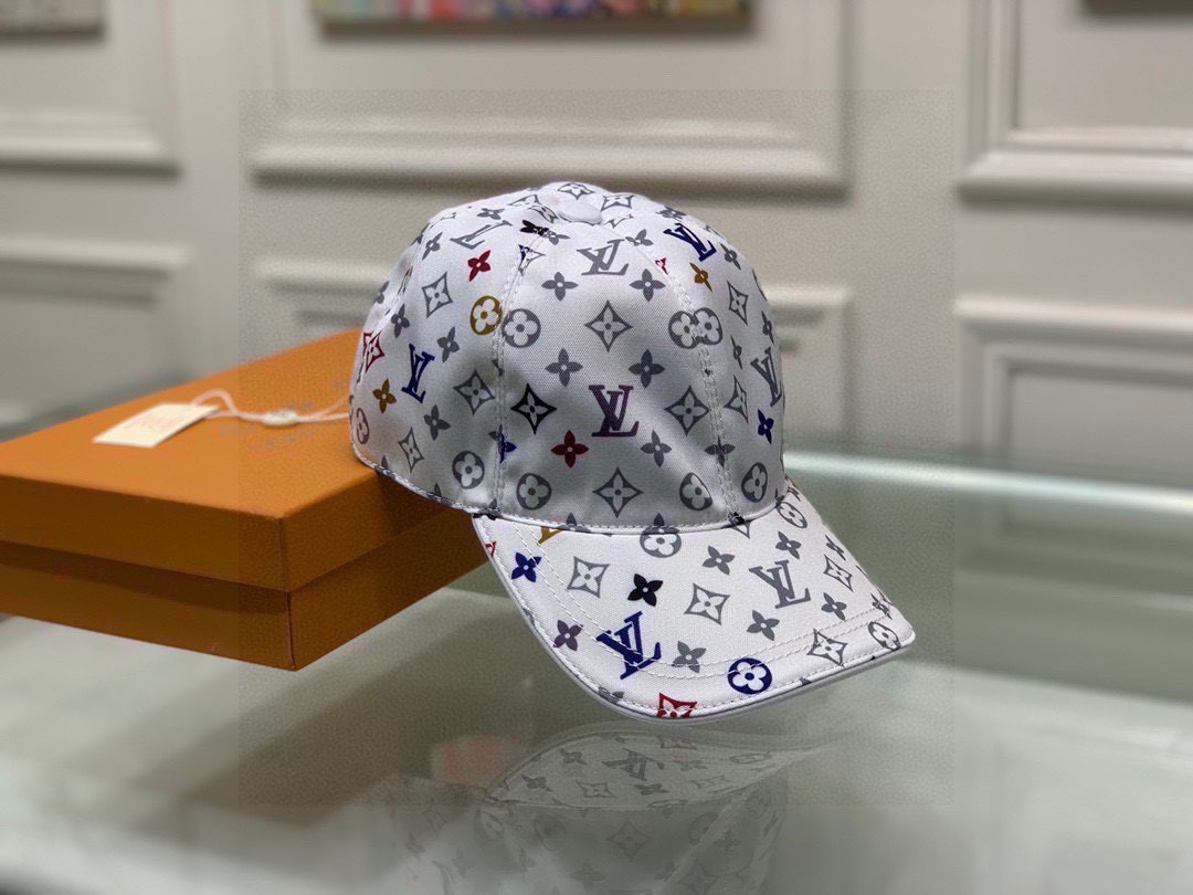 Louis Vuitton Be My Cap White LV Cap - Soul Replicas