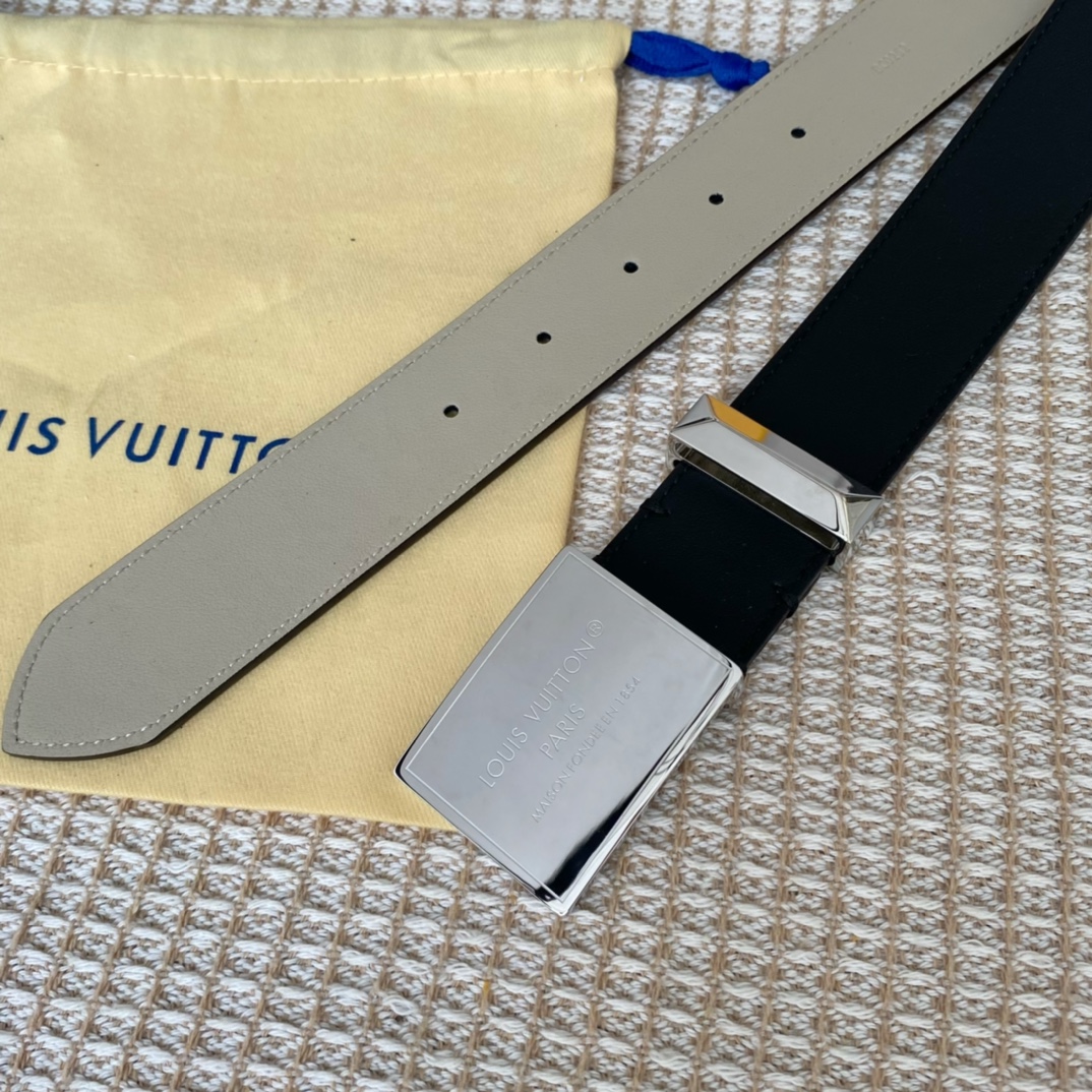 Louis Vuitton Metropole LV Belt Black LV Women Belt - Soul Replicas