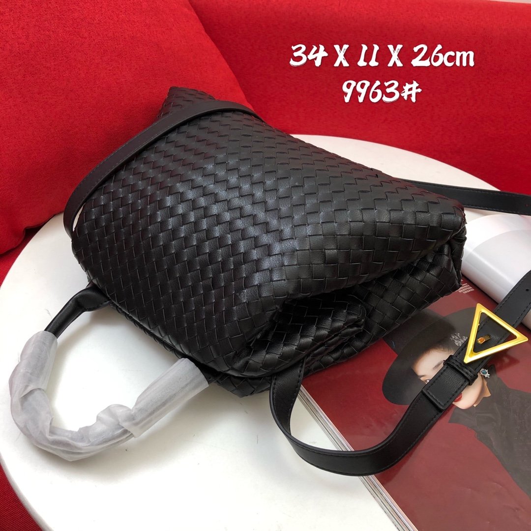 Bottega Veneta Handle Black. For Women. Women's Bags 13.4in/34cm 691185V01D18425 - Soul Replicas