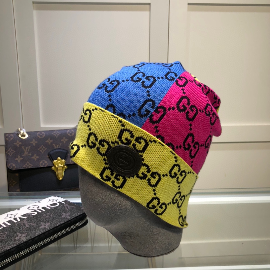 Gucci Beanie Cashmere In Multiple Color - Soul Replicas