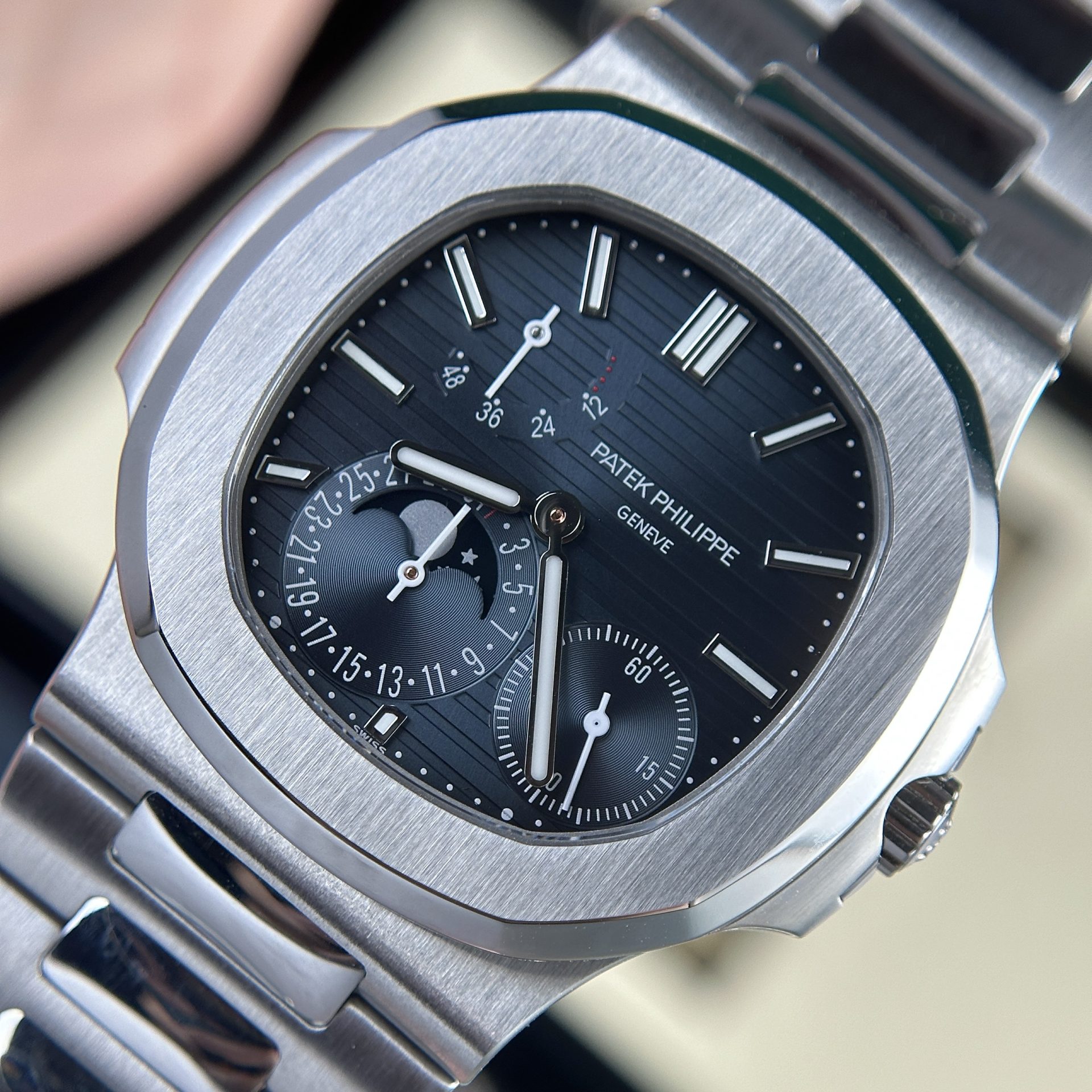 Patek Philippe Best Replica Watch Nautilus 5712 Custom Authentic Details 40mm - Soul Replicas