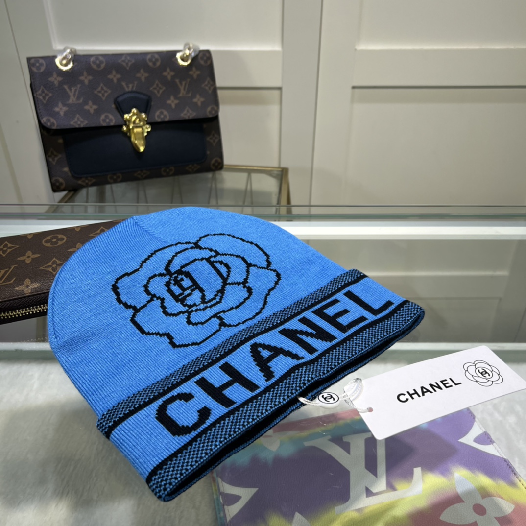 Chanel Beanie In Blue - Soul Replicas