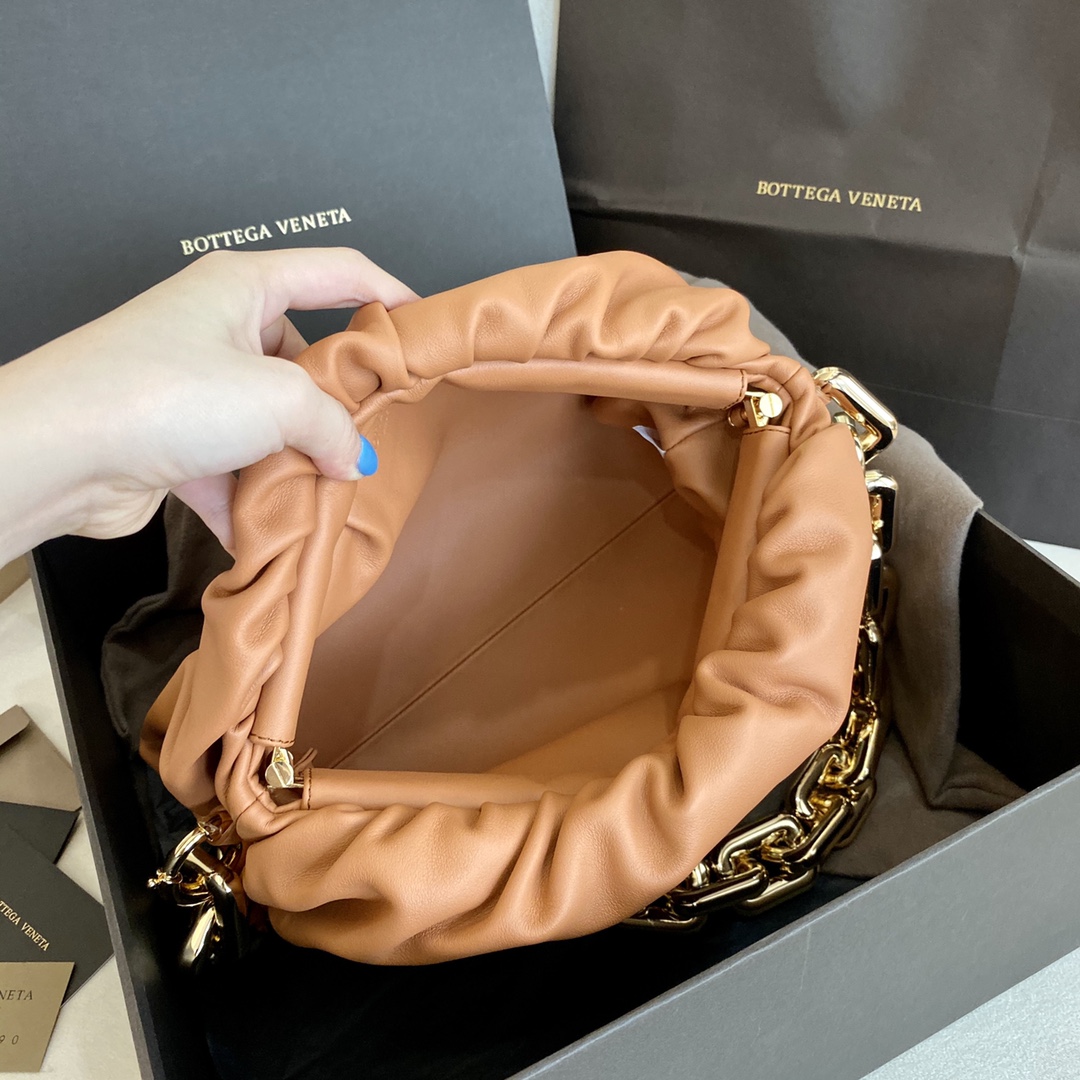 Bottega Veneta Chain Pouch Light Orange. For Women. Women's Bags 12.2in/31cm - Soul Replicas