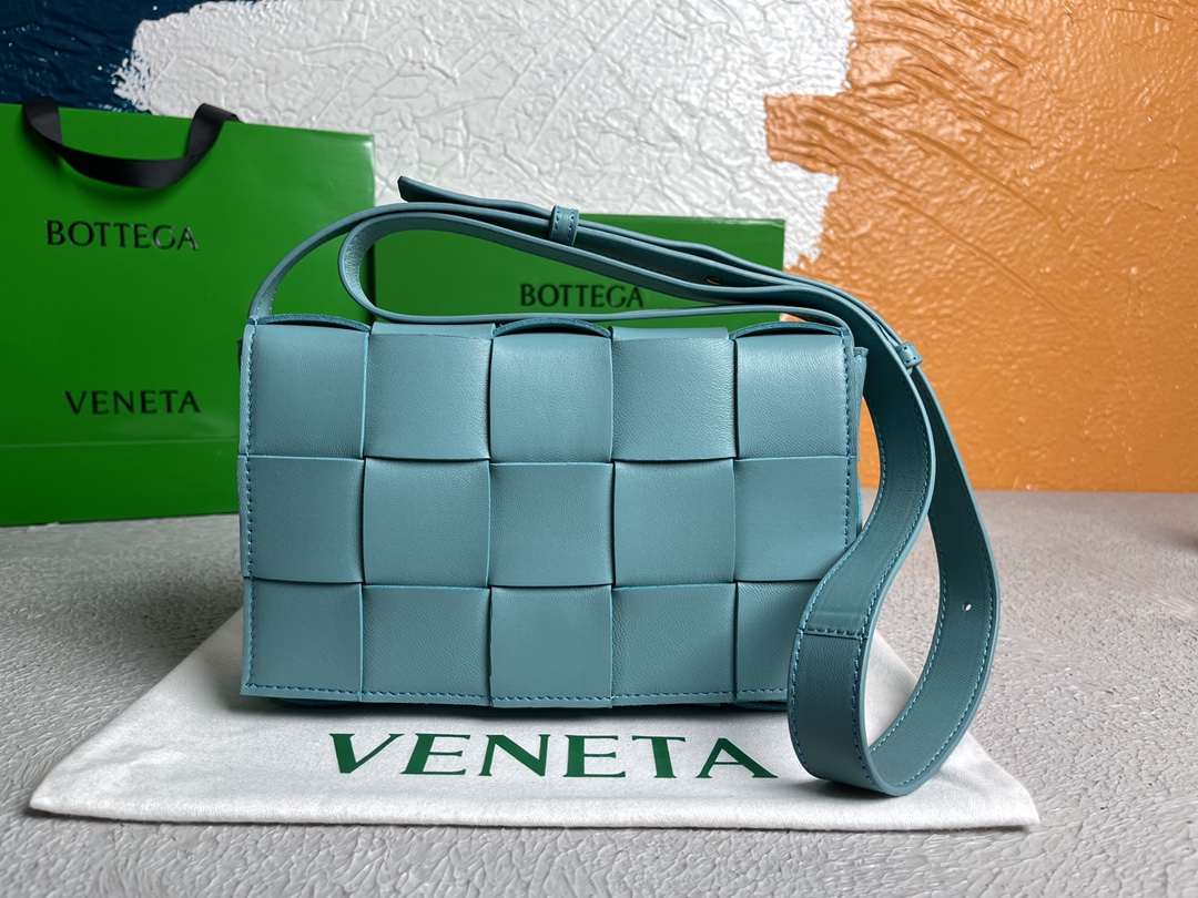 Bottega Veneta Cassette Light Blue. For Women. Women's Bags 9.1in/23cm - Soul Replicas