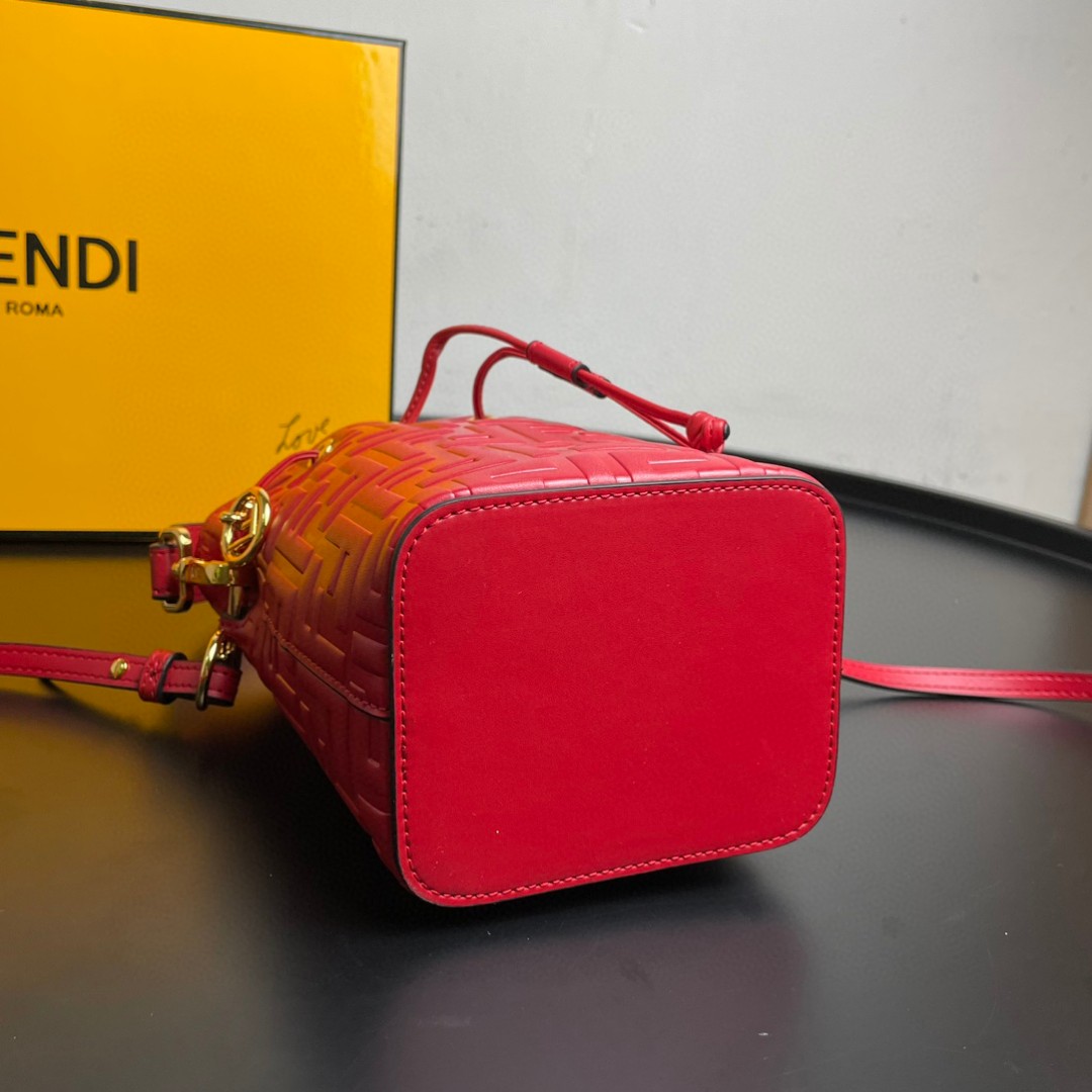 Fendi Mon Tresor Red Mini Bag For Woman 18cm/7in - Soul Replicas