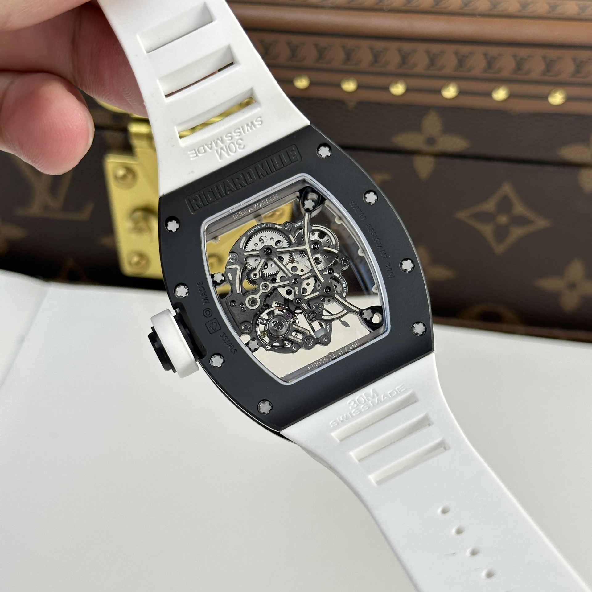 Richard Mille Replica Watch RM055 Bubba Watson Black Ceramic BBR Factory 45mm - Soul Replicas