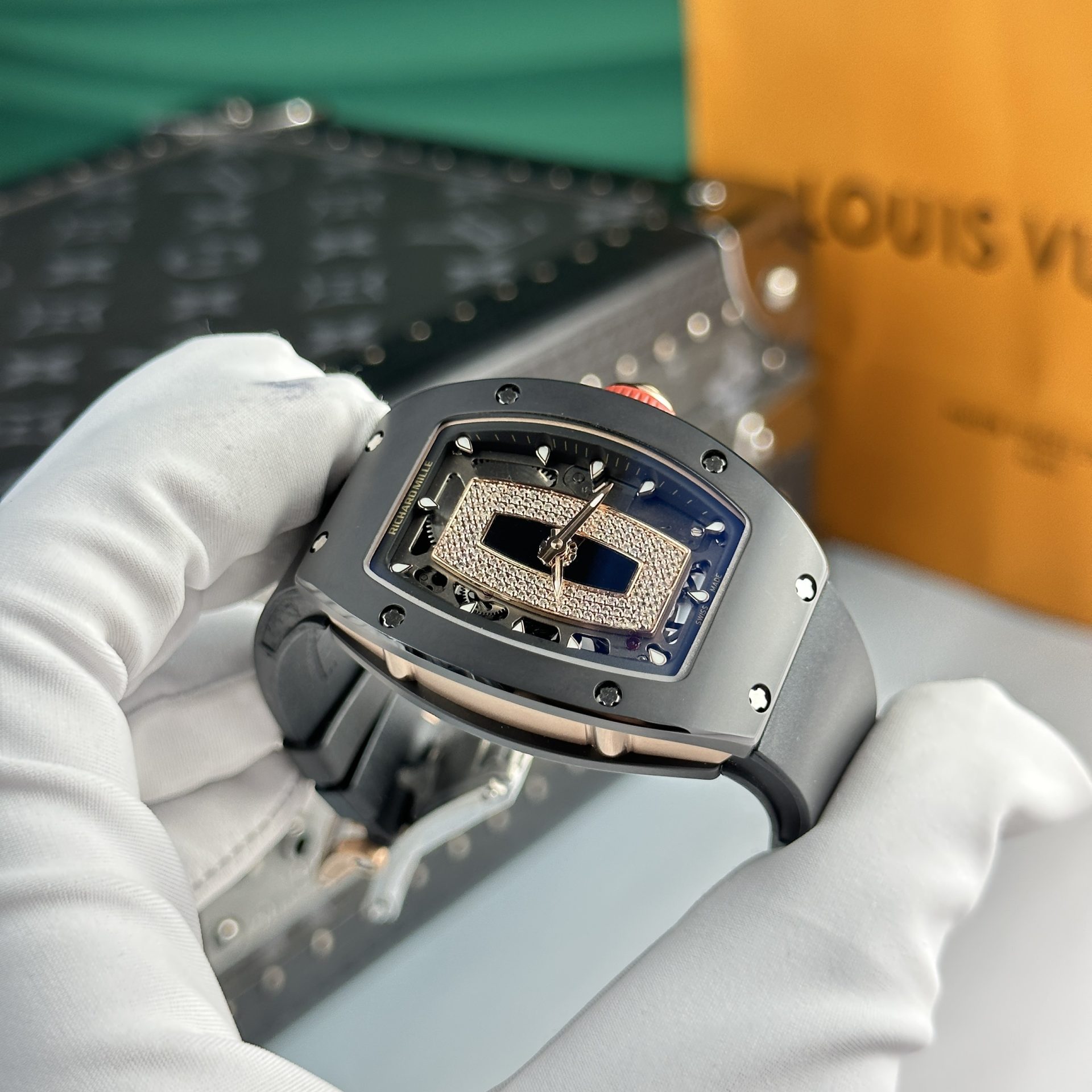 Richard Mille Best Replica Watch RM07 Black Ceramic 36mm - Soul Replicas