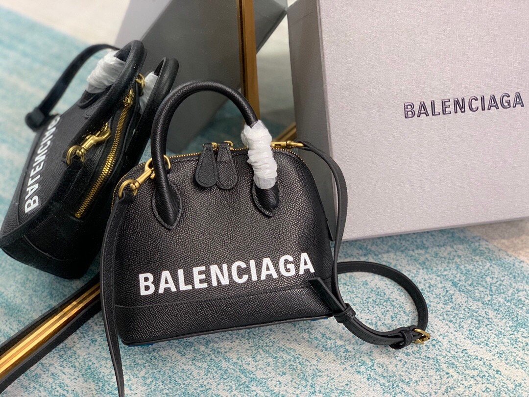 Balenciaga Ville Mini Handbag In Black. For Women. Women-s Bags 4.7in/12cm - Soul Replicas