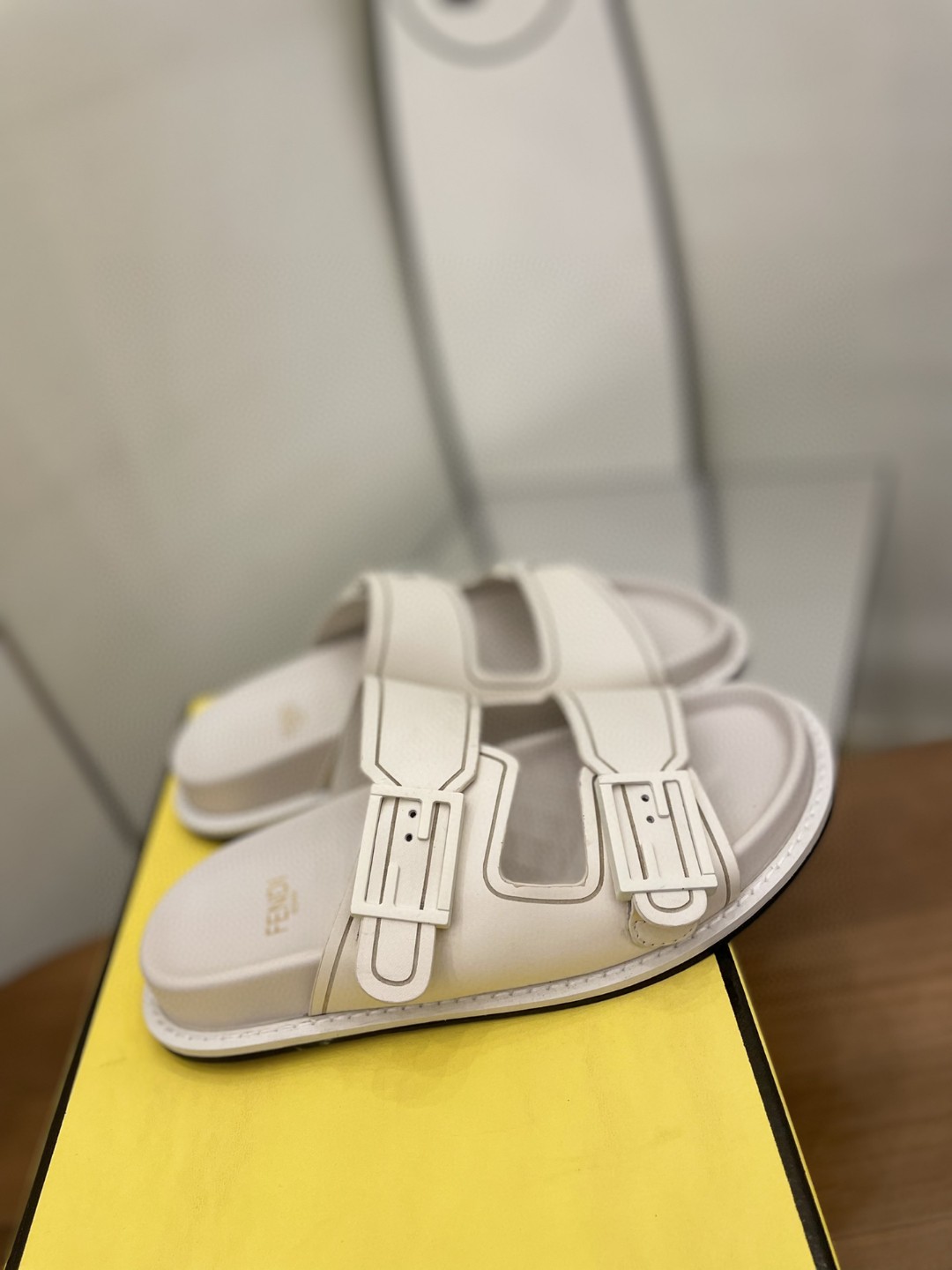 Fendi Feel Slides White For Women - Soul Replicas