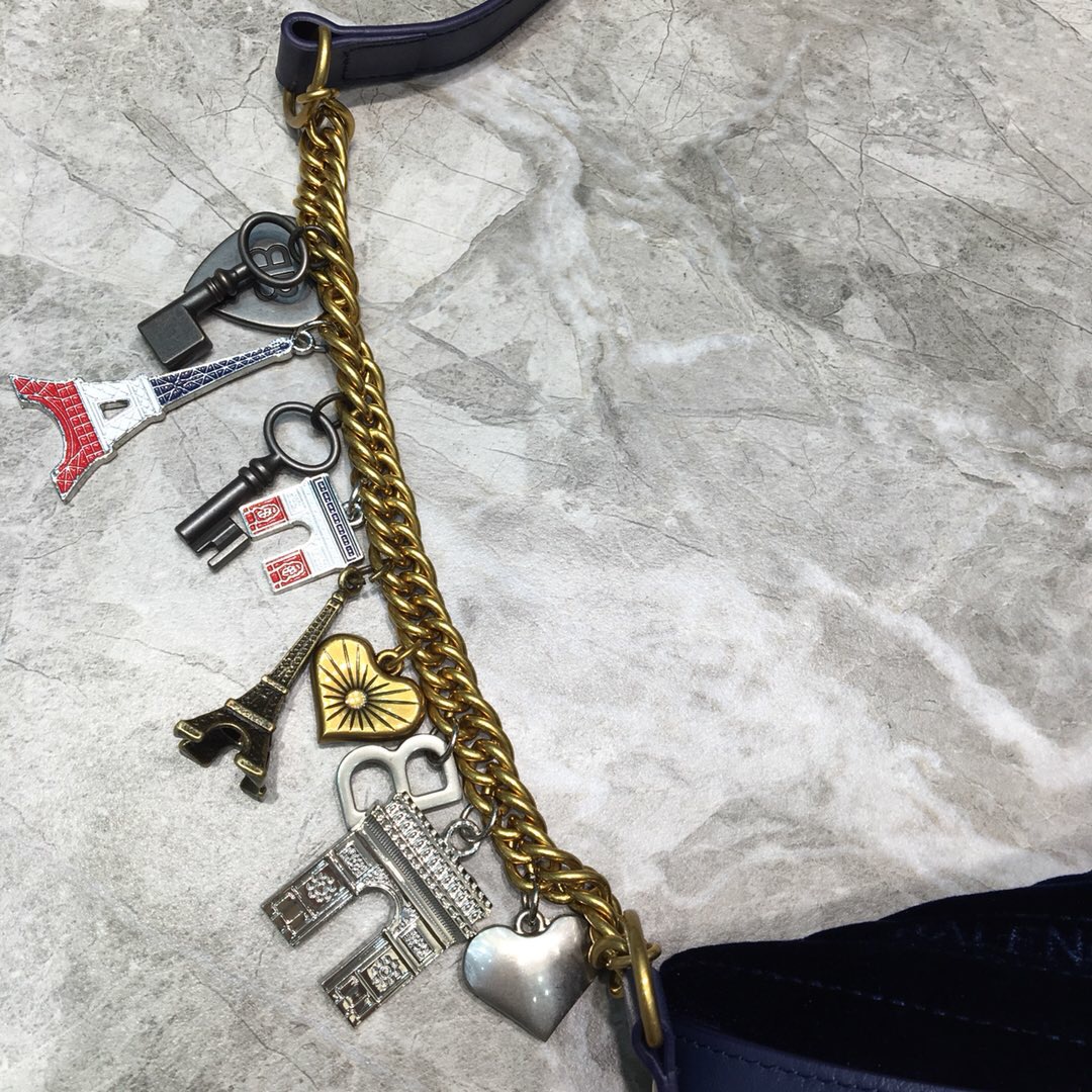 Balenciaga Souvenir XXS Belt Bag In Dark Blue. For Women. Women-s Bags 11.8in/30cm - Soul Replicas