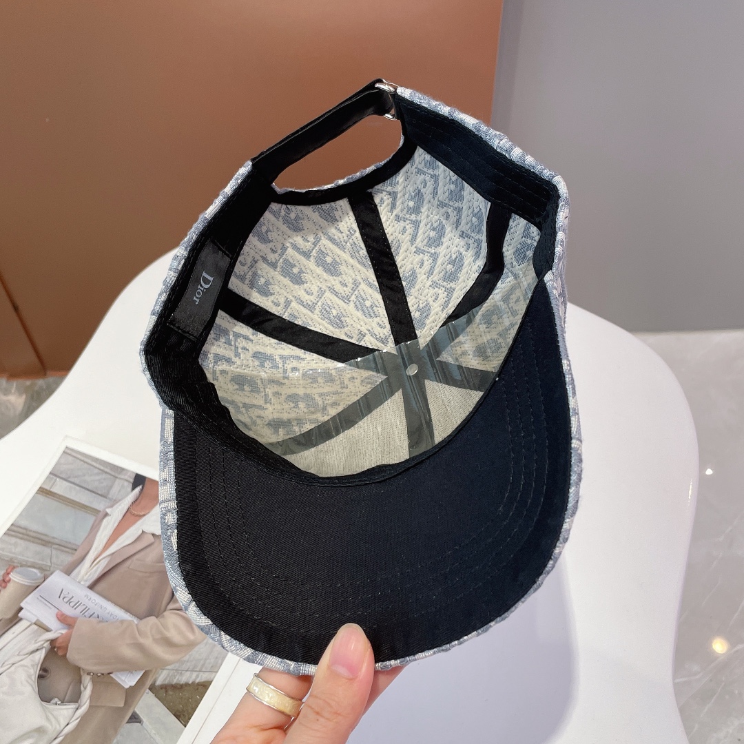 Christian Dior Jack Dior Baseball Cap Grey Cap - Soul Replicas