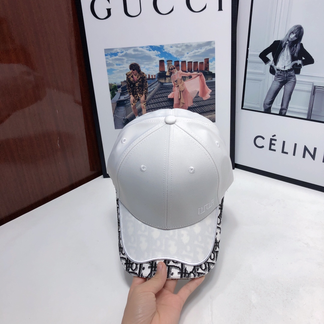 Christian Dior Baseball Cap White Cap - Soul Replicas