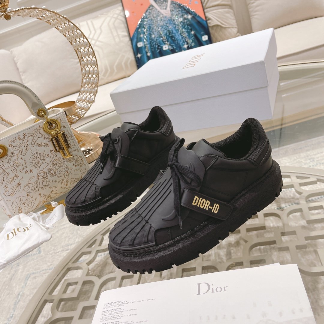 Christian Dior-ID Sneaker Rubber Black For Women CD - Soul Replicas