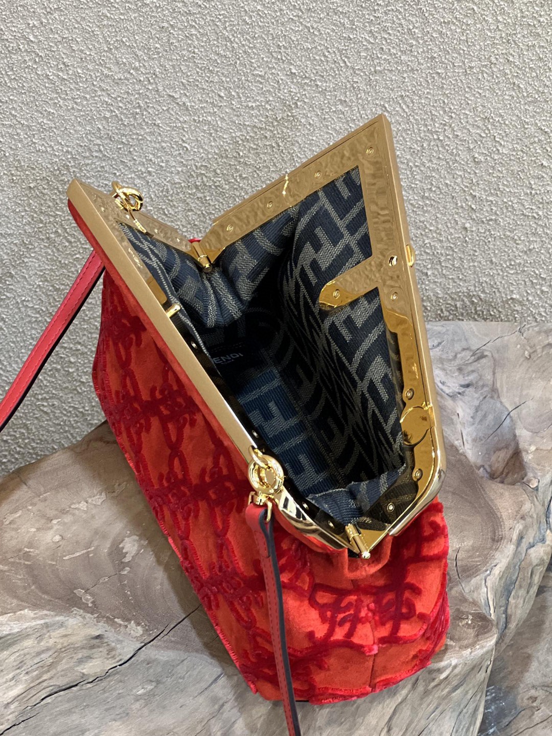 Fendi First Small Red Bag For Woman 26cm/10in - Soul Replicas