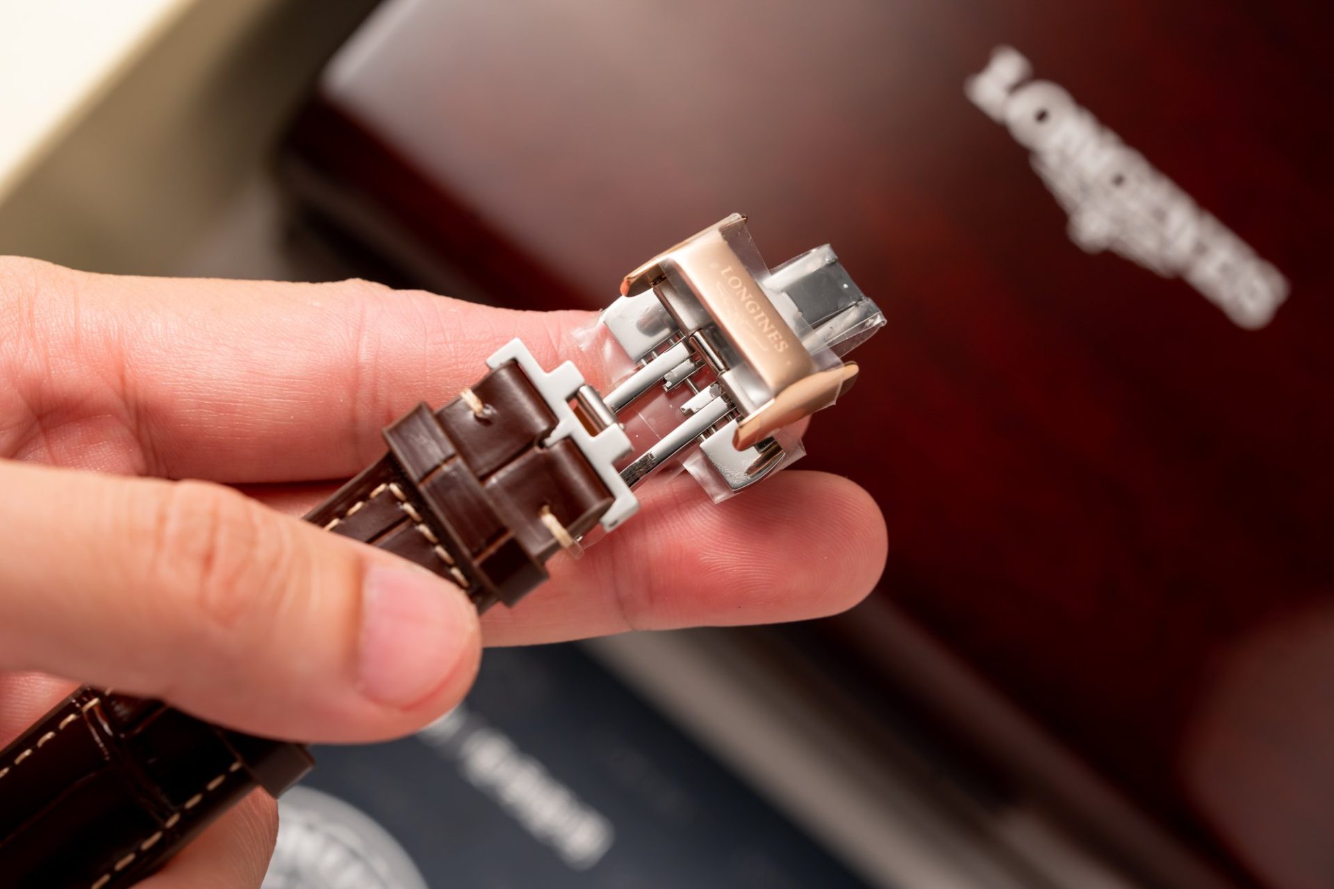 Longines Replica Watch Master Collection L2.628.5.78.7 White Dial Leather Strap 38.5mm - Soul Replicas