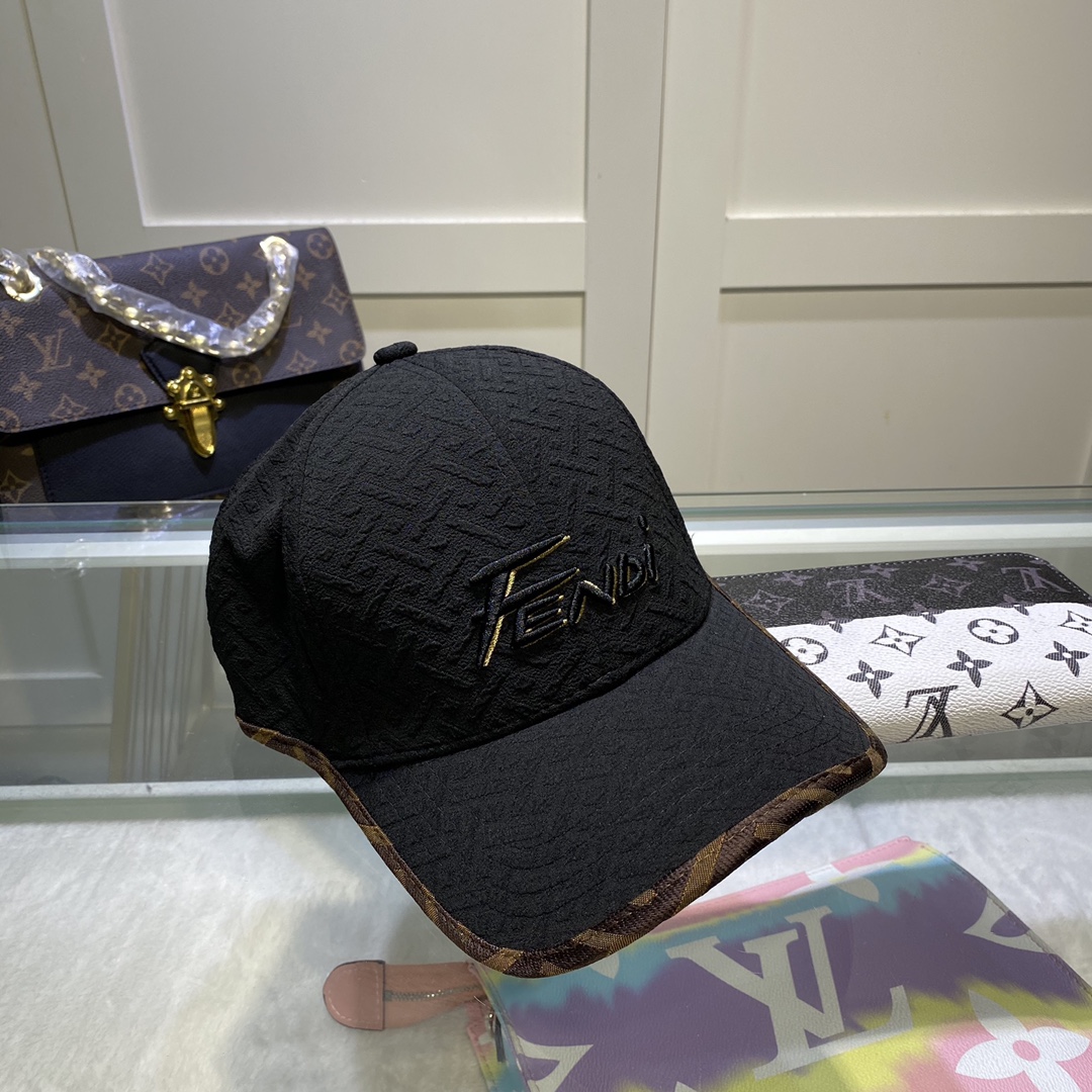 Fendi Baseball Cap Black Fendi Cap - Soul Replicas