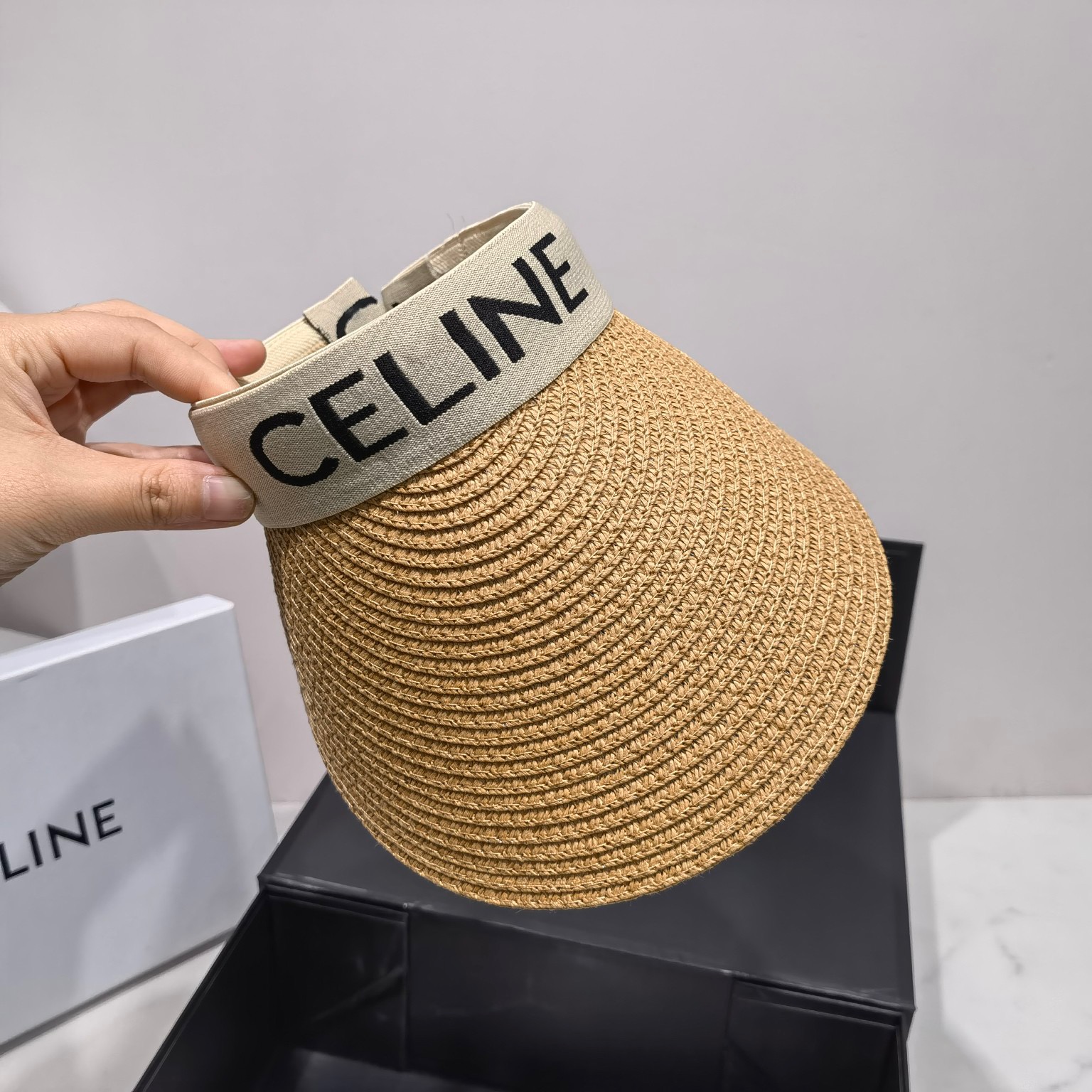 Celine Sedge Summer Hat Brown Celine Hat - Soul Replicas