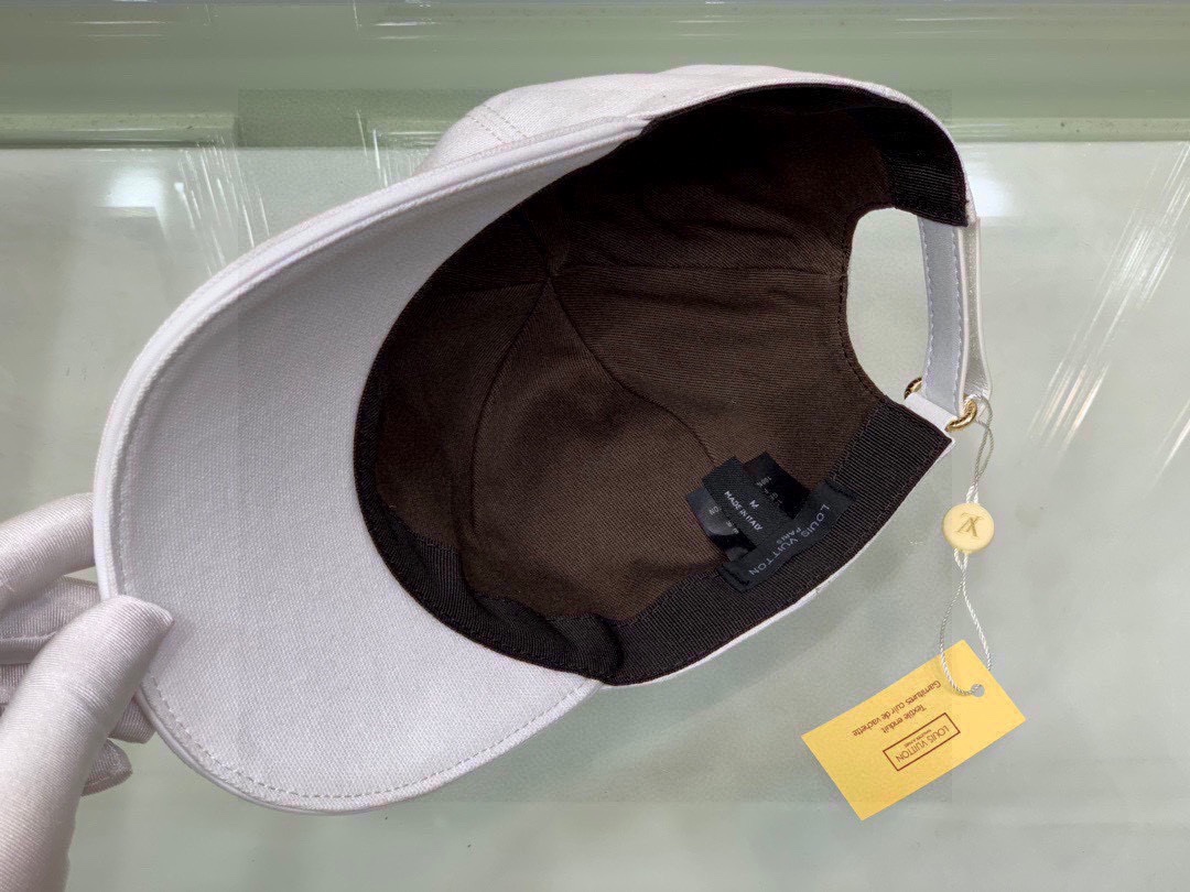 Louis Vuitton Supreme Cap White LV Cap - Soul Replicas