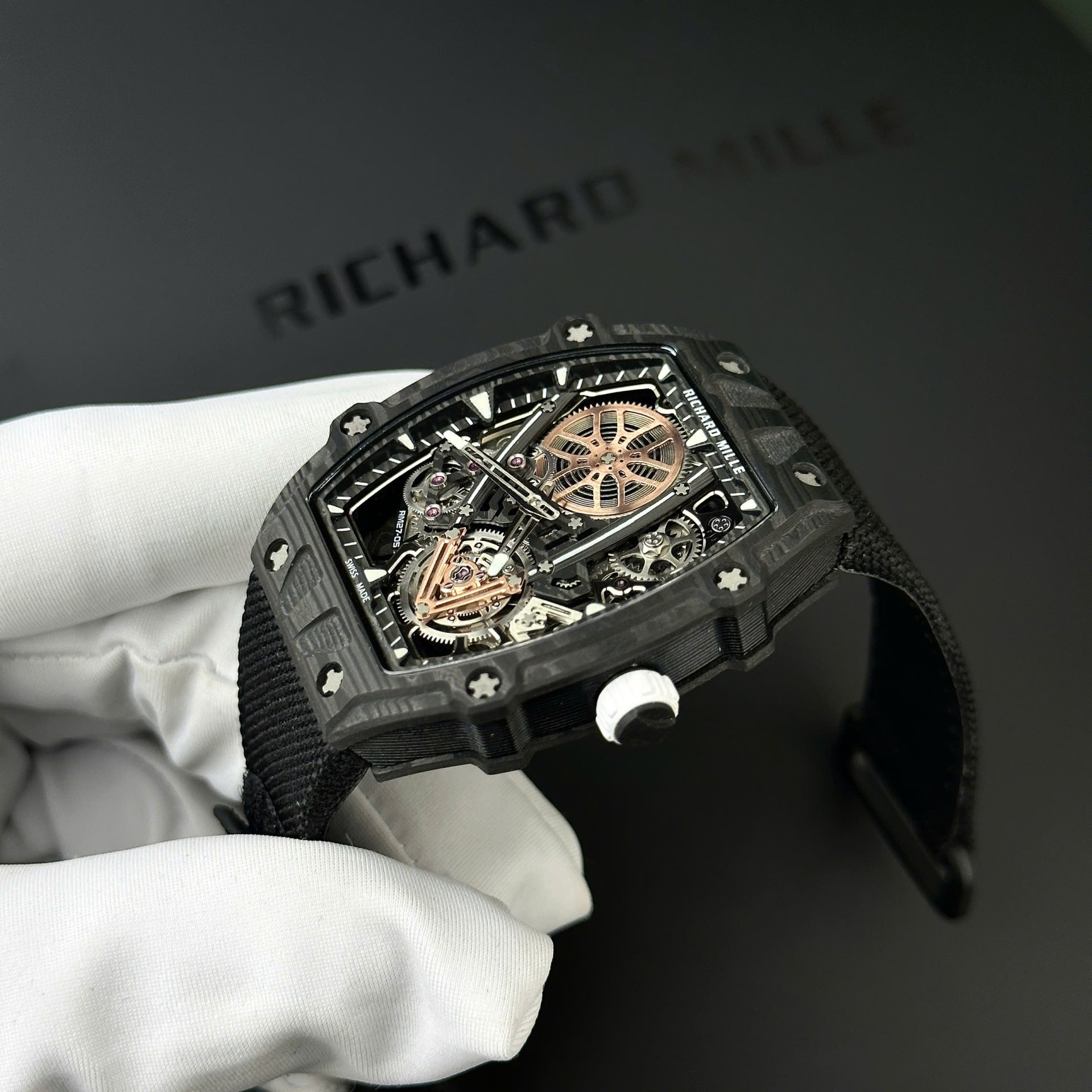 Richard Mille RM27-05 Carbon Replica Watches Best Quality 38x48mm - Soul Replicas